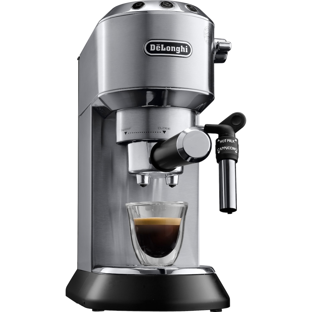 De'Longhi Siebträgermaschine »ECKG6821.M«, inkl. Kaffeemühle, Tamper, Abschlagbox+ Kännchen