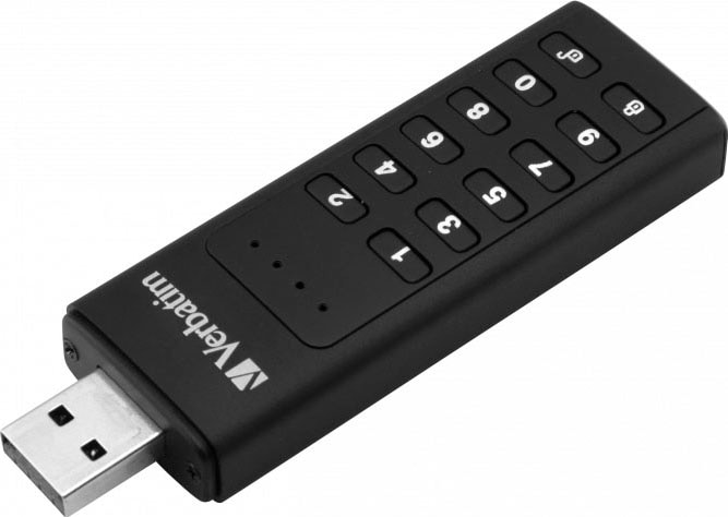 Verbatim USB-Stick »Keypad Secure 32GB«, (USB 3.2 Lesegeschwindigkeit 160 MB/s)
