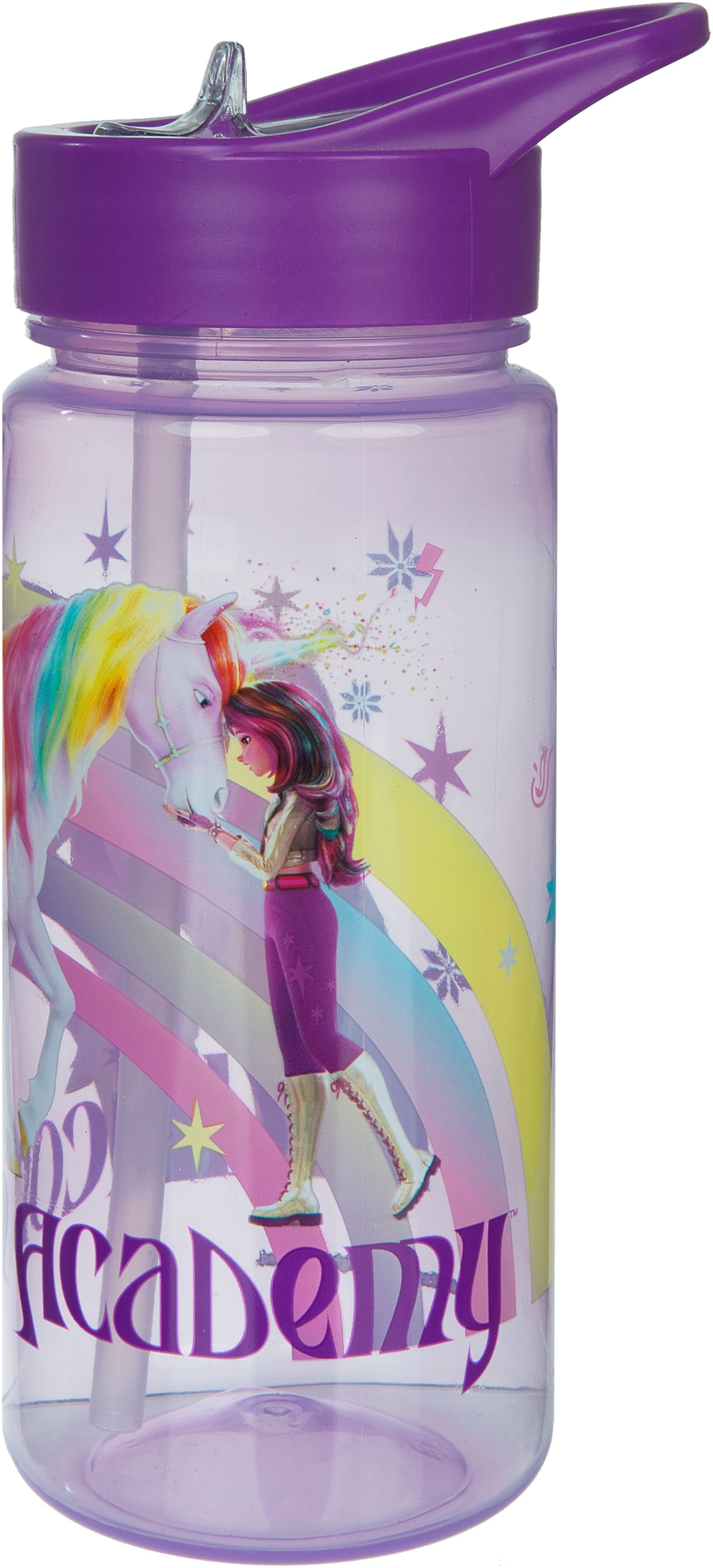 Scooli Lunchbox »Brotzeitdose + Flasche, Unicorn Academy«, (2 tlg.), mit Trinkflasche