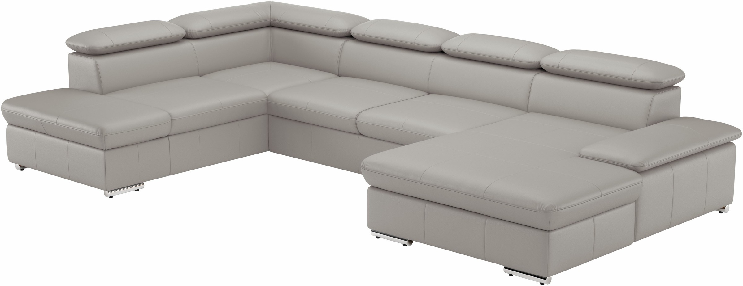 sit&more Wohnlandschaft »Valantine U-Form«, inkl. Kopf- und Armteilverstellung, wahlweise mit Bettfunktion