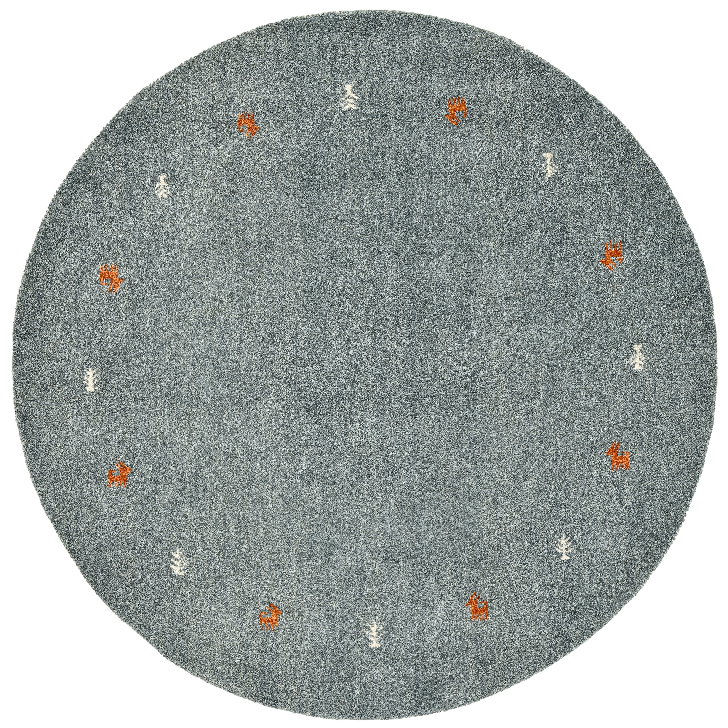 THEKO Wollteppich »Gabbeh Motiv, Handweb Teppich, Tiermotiv, reine Wolle, h günstig online kaufen