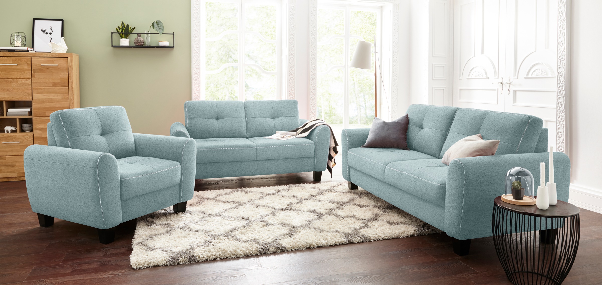 sit&more 2-Sitzer »Varese«, inklusive Federkern