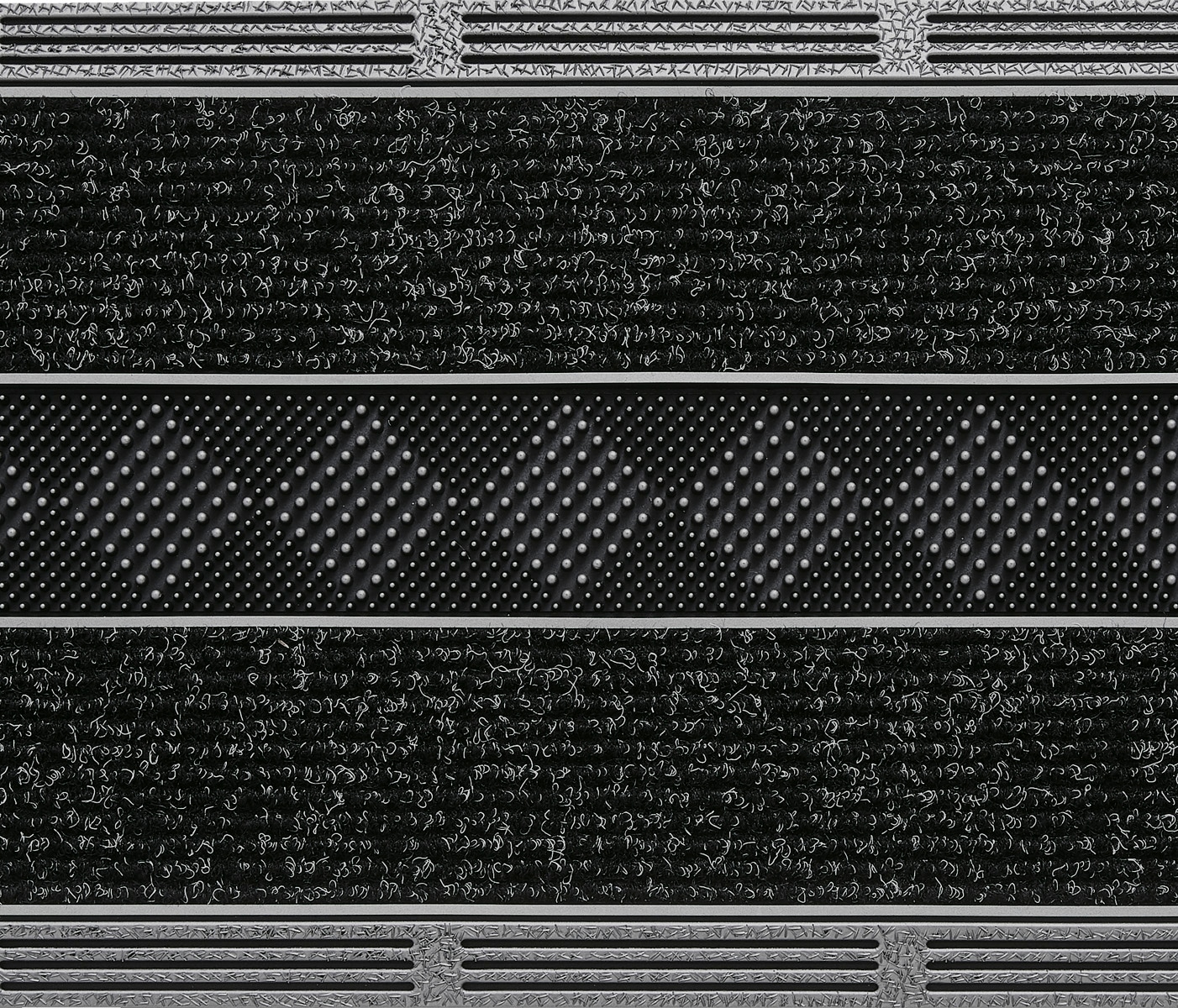 Home2Fashion Fußmatte »CenterClean XL«, rechteckig, 10 mm Höhe, schmale Schmutzfangmatte, strapazierfähig, In- und Outdoor geeignet