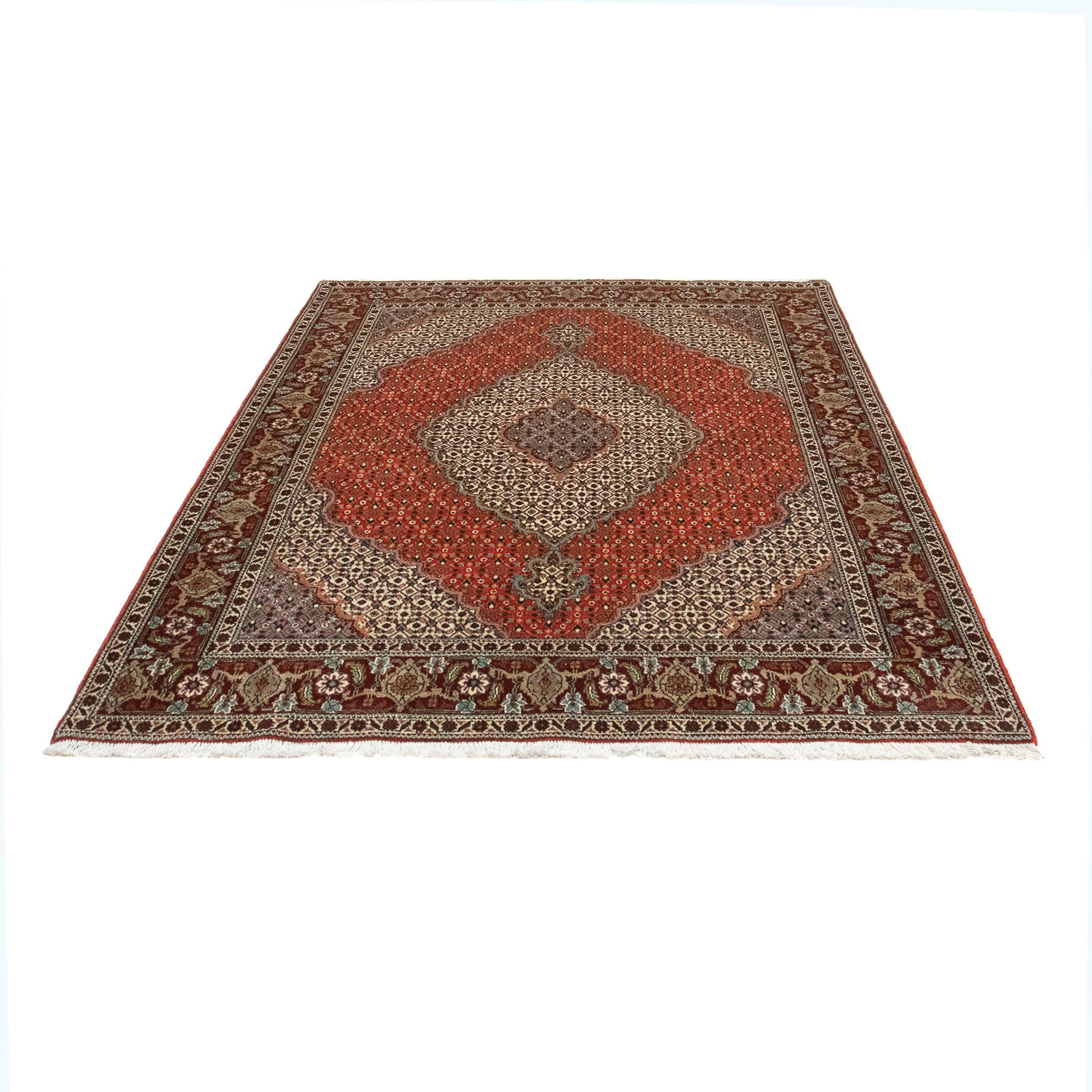 morgenland Orientteppich »Perser - Täbriz - 200 x 150 cm - dunkelrot«, rech günstig online kaufen