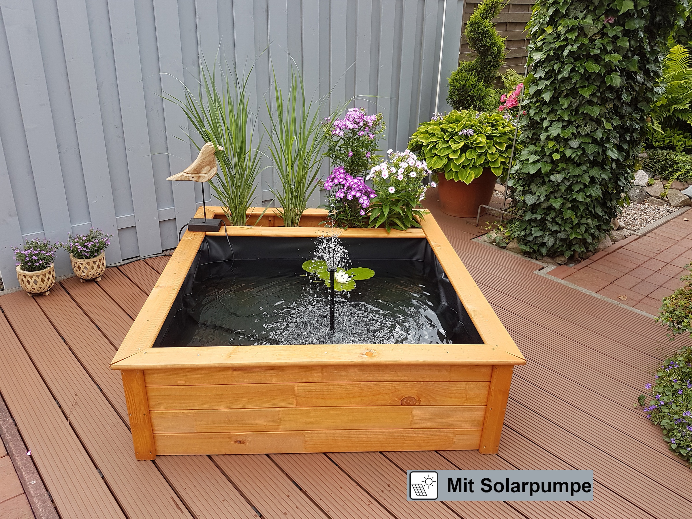 promadino Hochteich, (Set), inkl. Solarpumpe