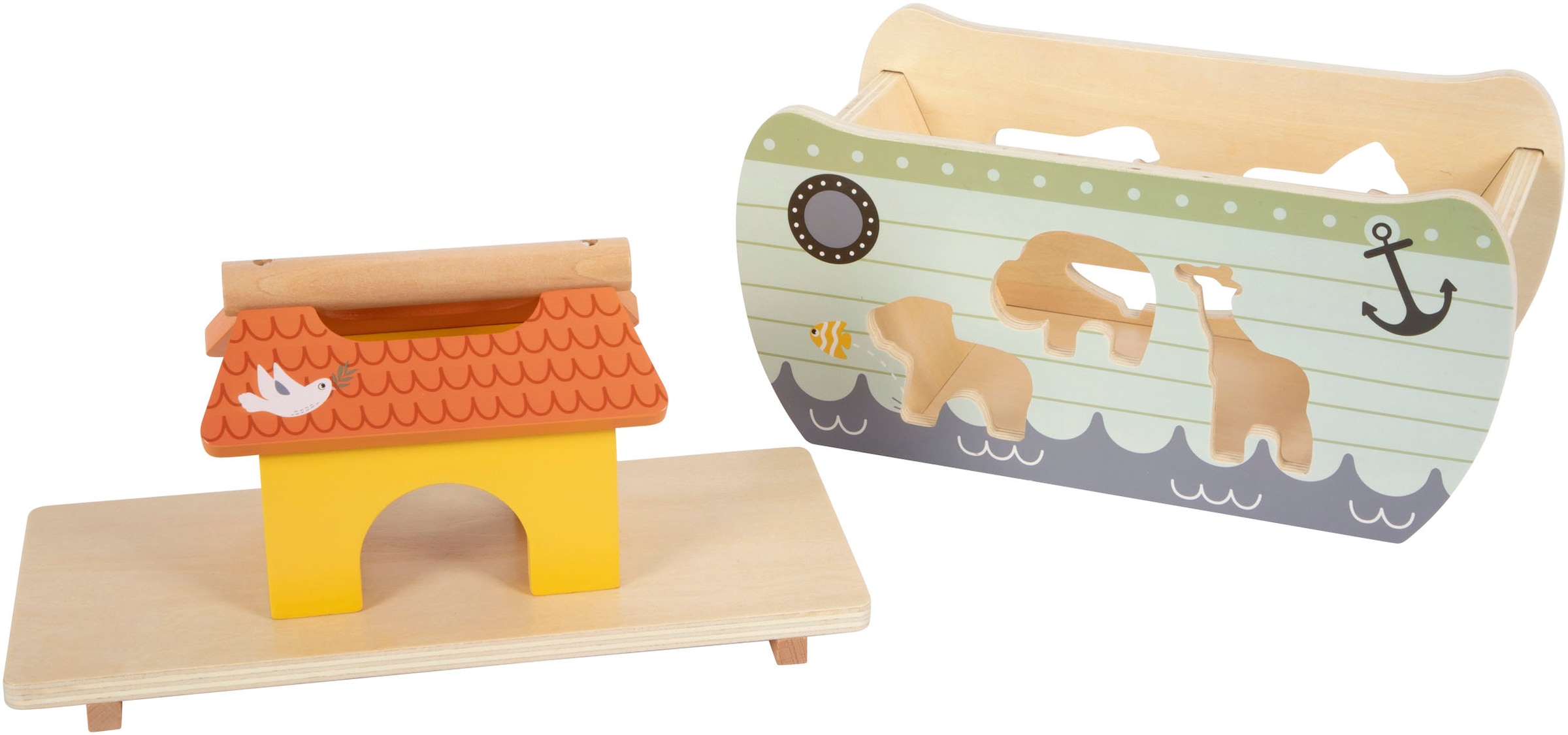 Small Foot Steckspielzeug »Steckspiel Arche Noah Safari«