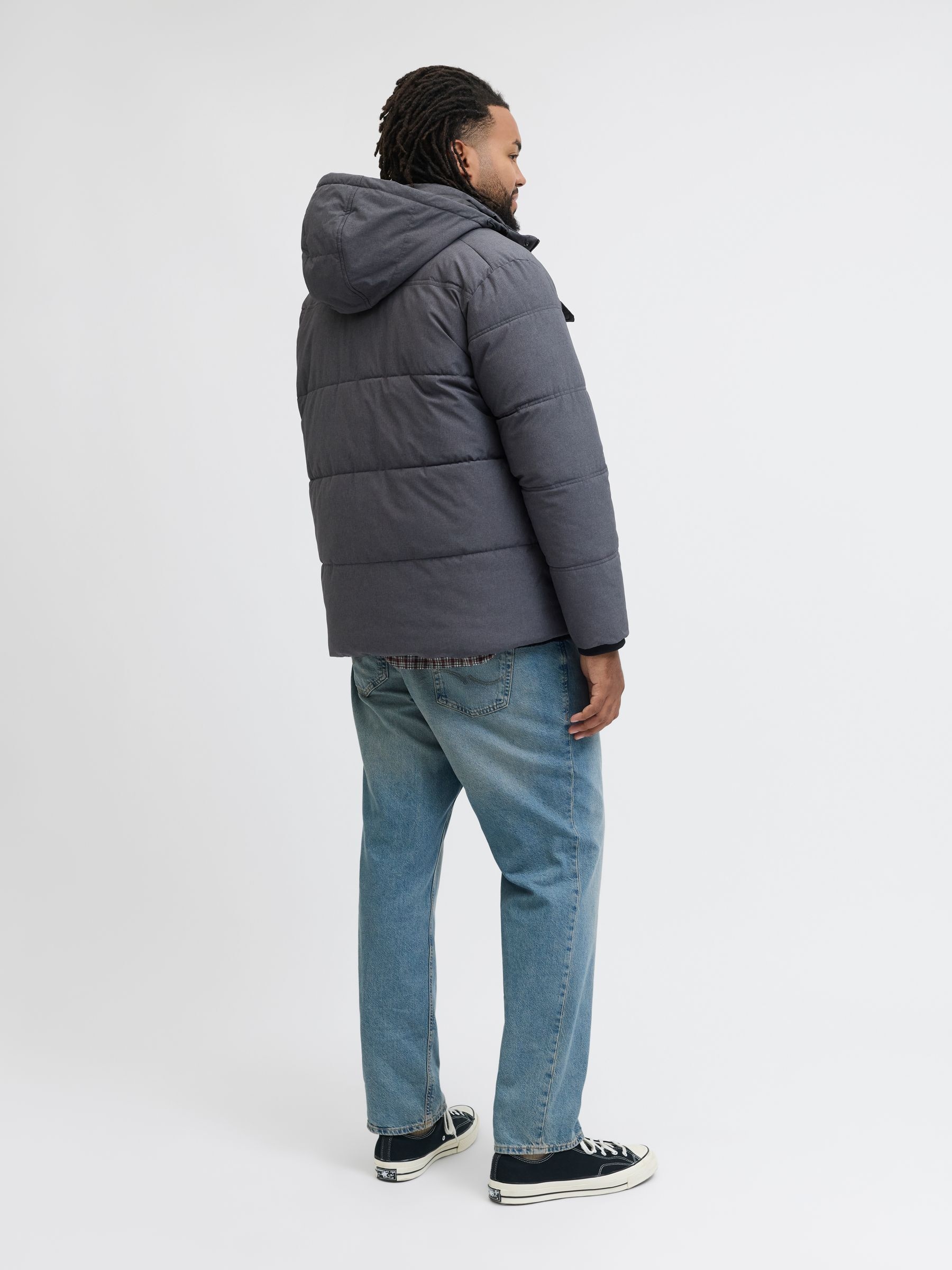Jack & Jones PlusSize Steppjacke »JJMORGAN PUFFER JACKET PLS« mit Kapuze