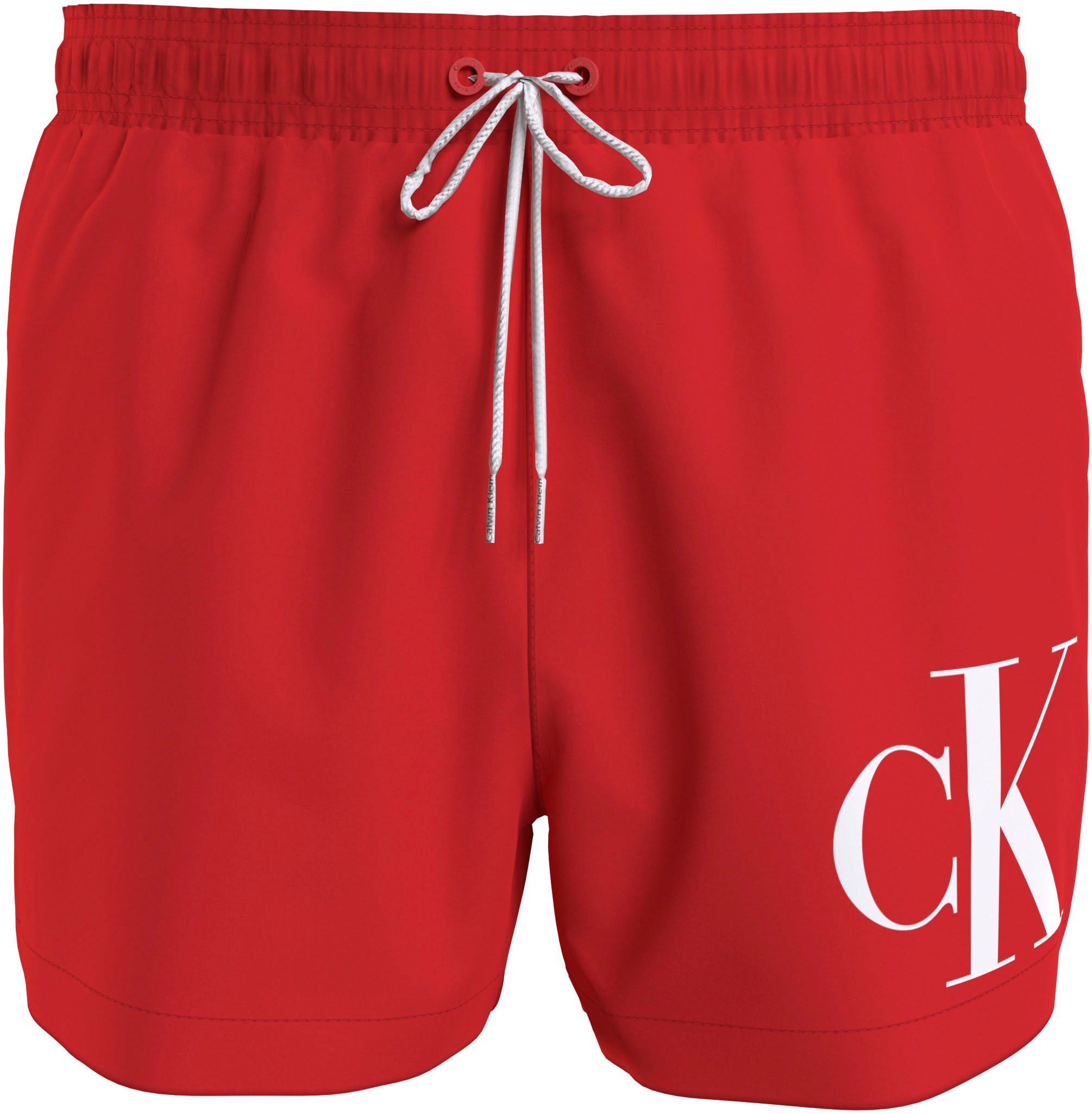 Bild von Calvin Klein Swimwear Badeshorts »SHORT DRAWSTRING«, mit großem Logo-Print auf dem Bein