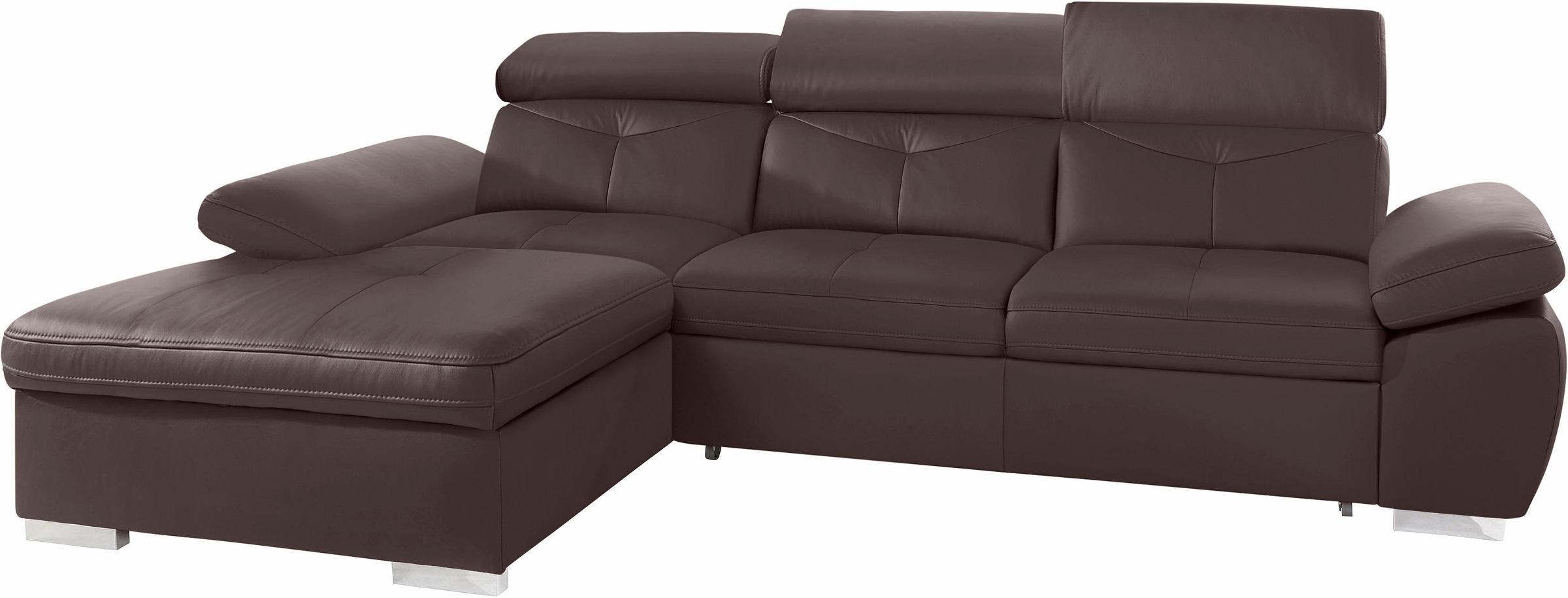 exxpo - sofa fashion Ecksofa »Spring, super bequem, mit Armteil- und Kopfte günstig online kaufen