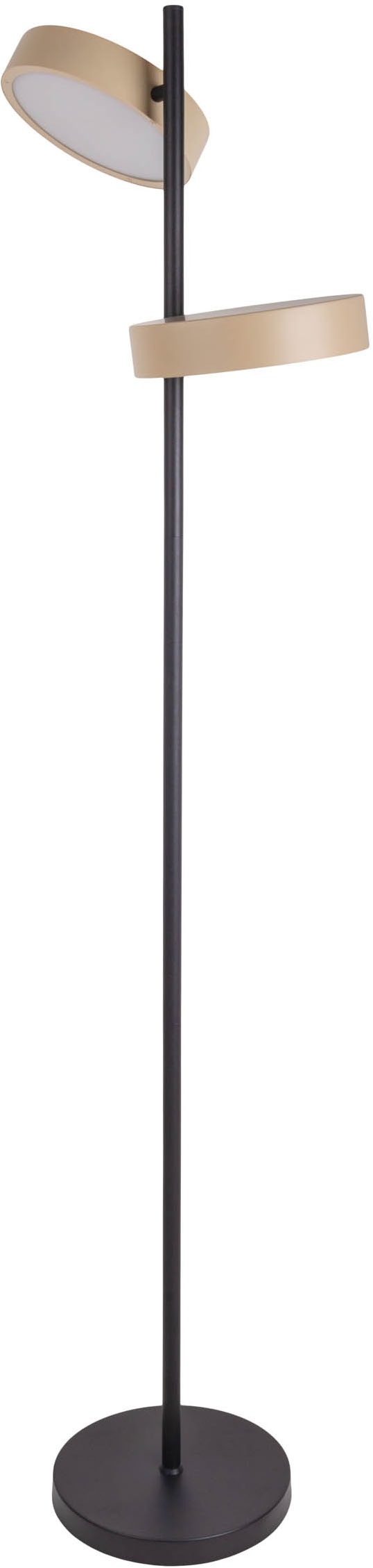 näve LED Stehlampe »Tessa«, 2 flammig, Leuchtmittel LED-Modul | LED wechselbar, stufenlos dimmbar per Tastschalter, CCT-Funktion, Zuleitung ca. 180cm