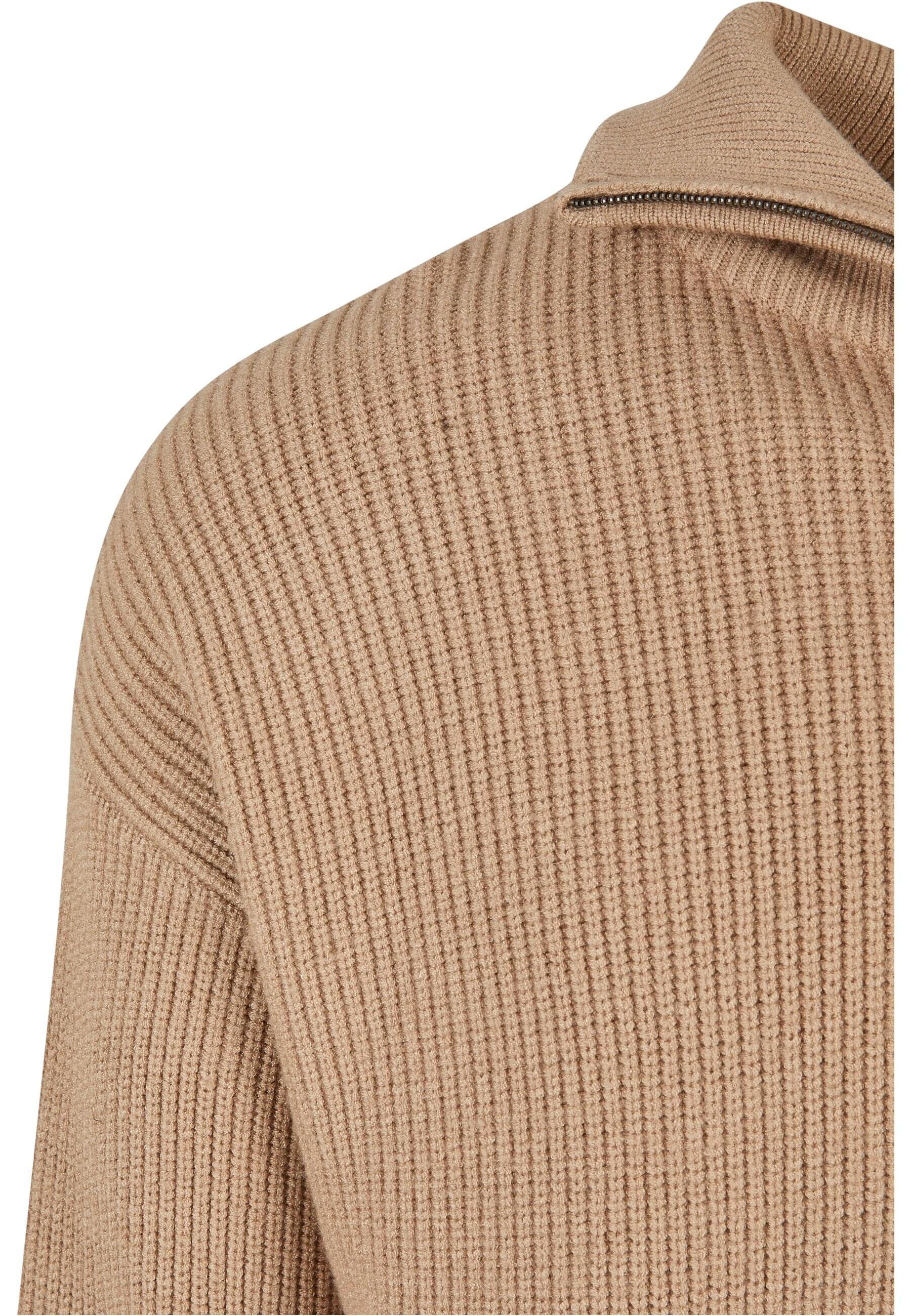 URBAN CLASSICS Sweater »Urban Classics Herren Oversized Knitted Troyer«, 1 Stk.
