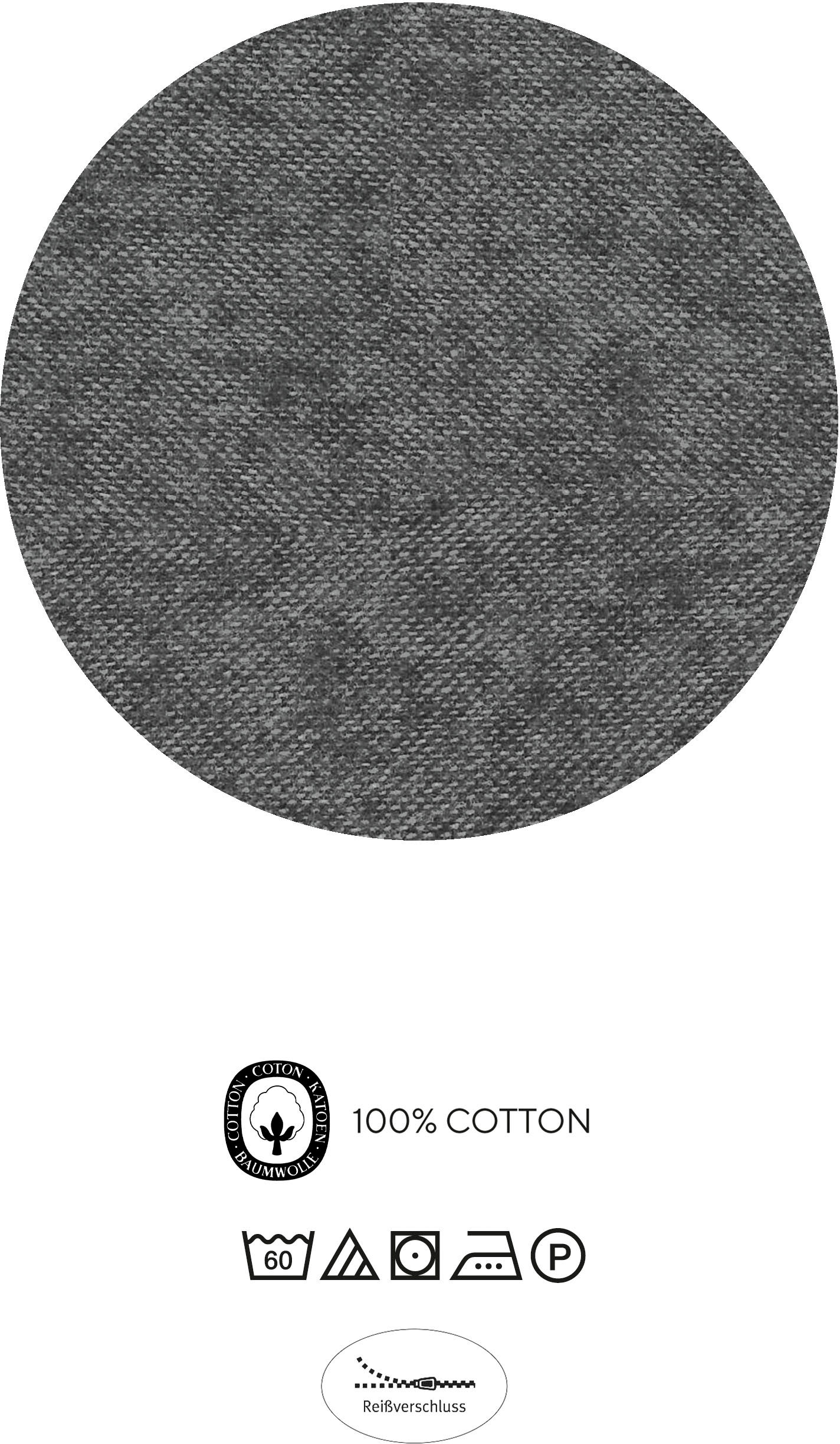 Biberna Bettwäsche »Lya«, kuschelig warm, weich, Melange, 100% Baumwolle, made in Germany