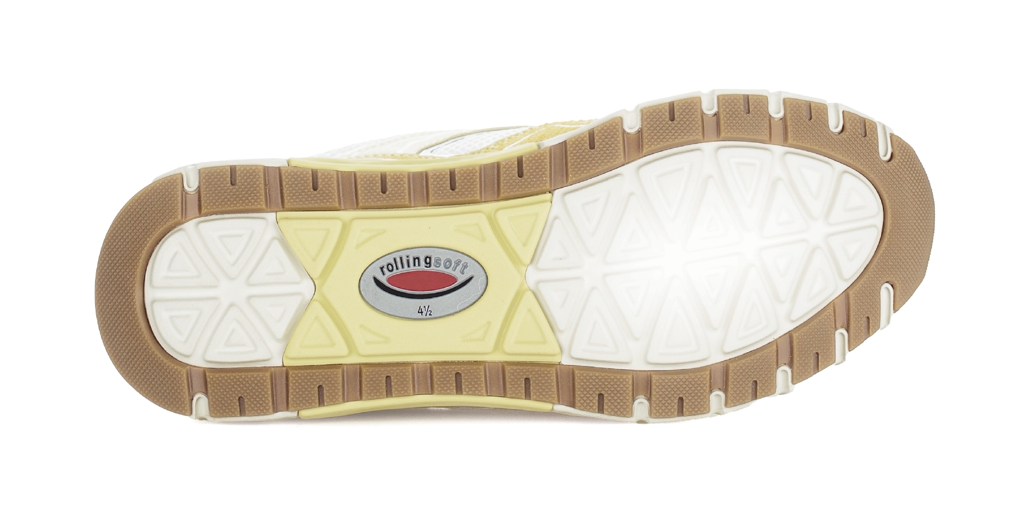 Gabor Rollingsoft Keilsneaker  , Freizeitschuh, Halbschuh, Schnürschuh mit weichem Schaftrand