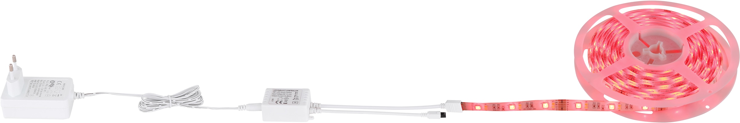 GLOBO LIGHTING LED Stripe »EDUARD«, Band/Farben fixierbar/kompatibel mit Smart Home und Alexa