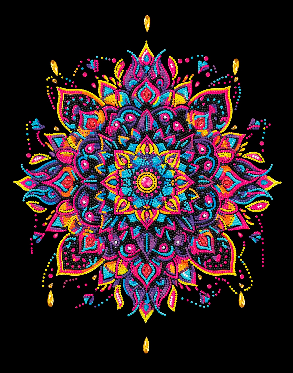 Diamond Dotz Kreativset »Diamond Painting Neon Mandala«