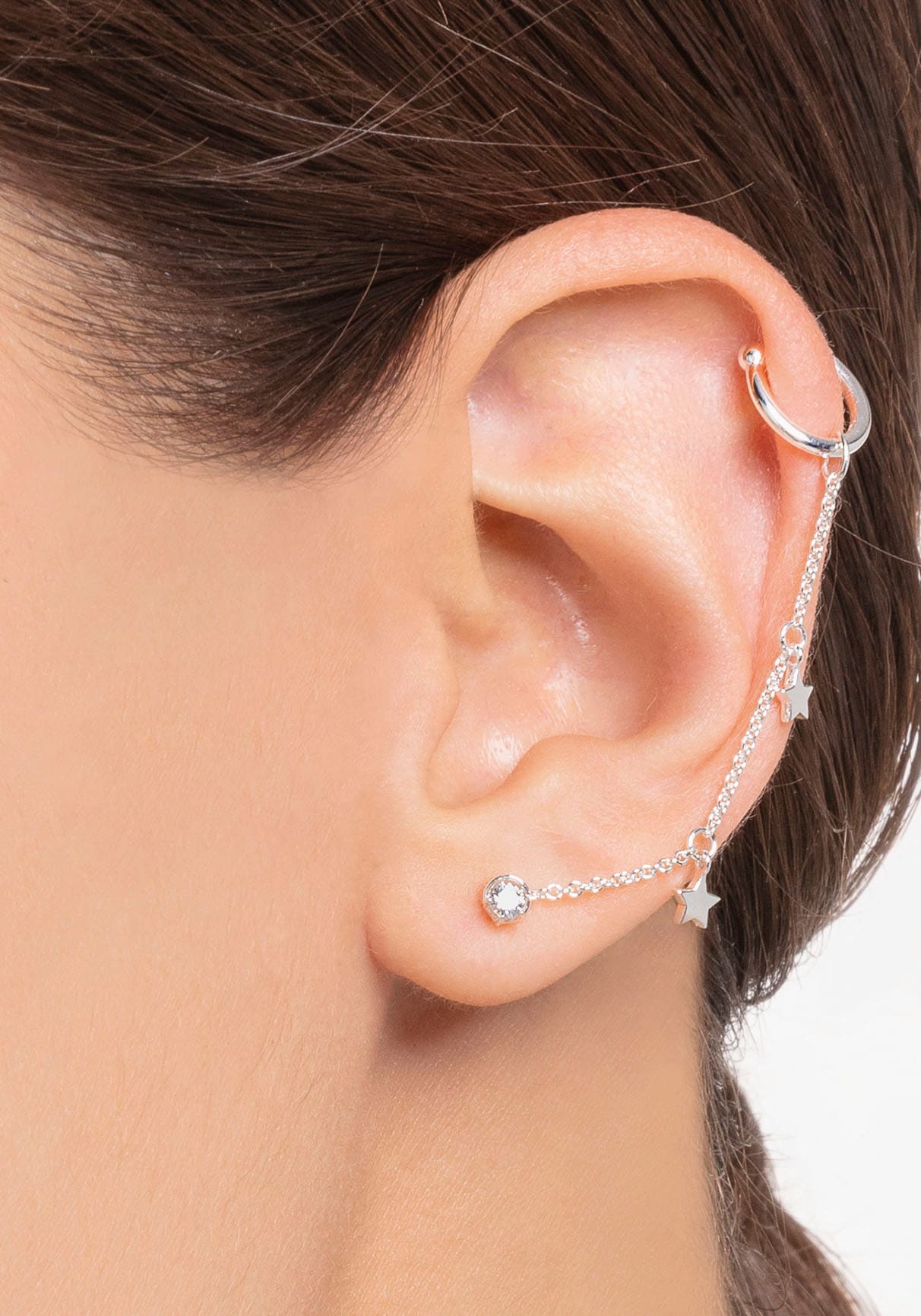 THOMAS SABO Single-Ohrstecker »weißer Stein klein« mit Zirkonia (synth.)