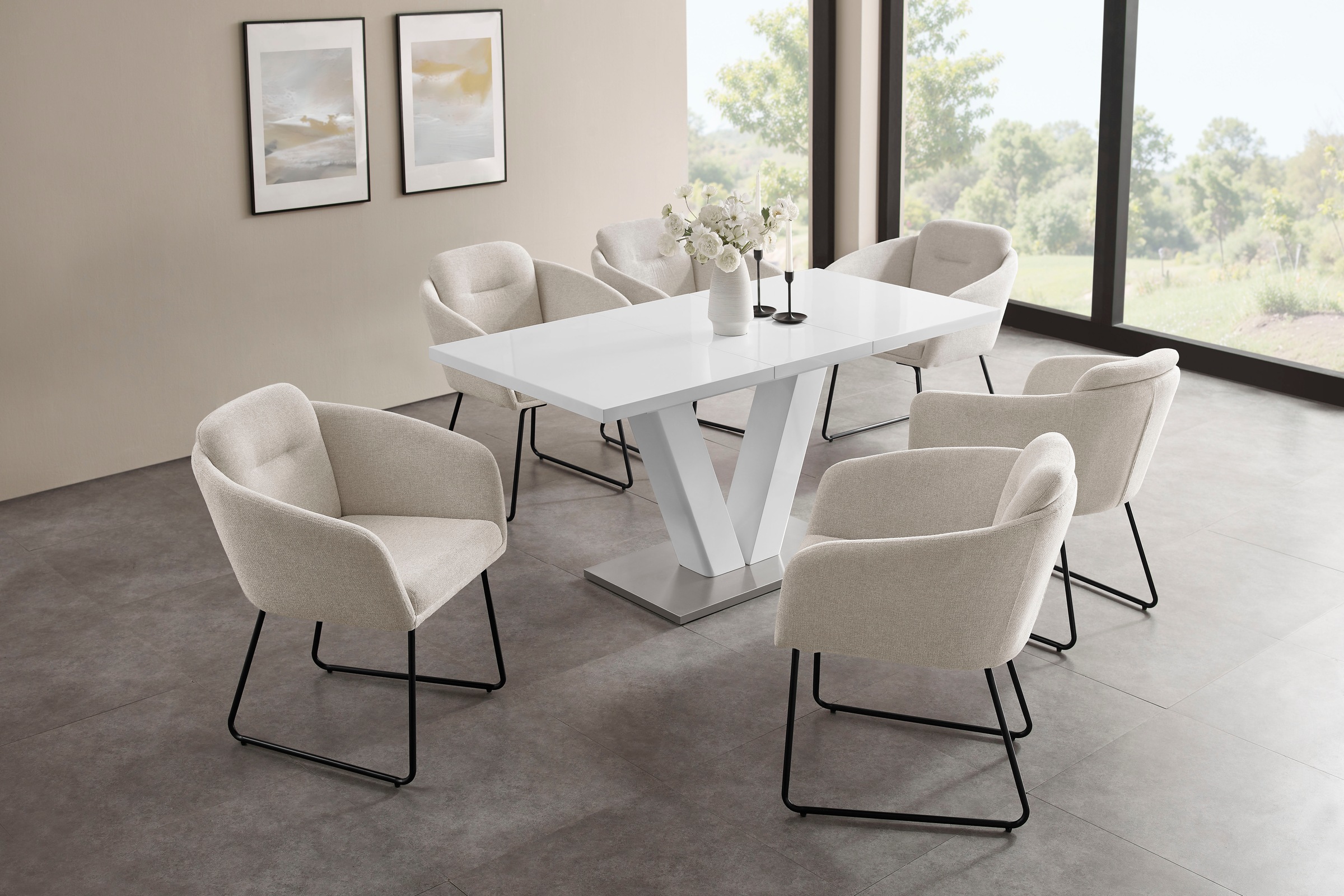 INOSIGN Esszimmerstuhl »Sphere« (Set) 2 Stk. günstig online kaufen