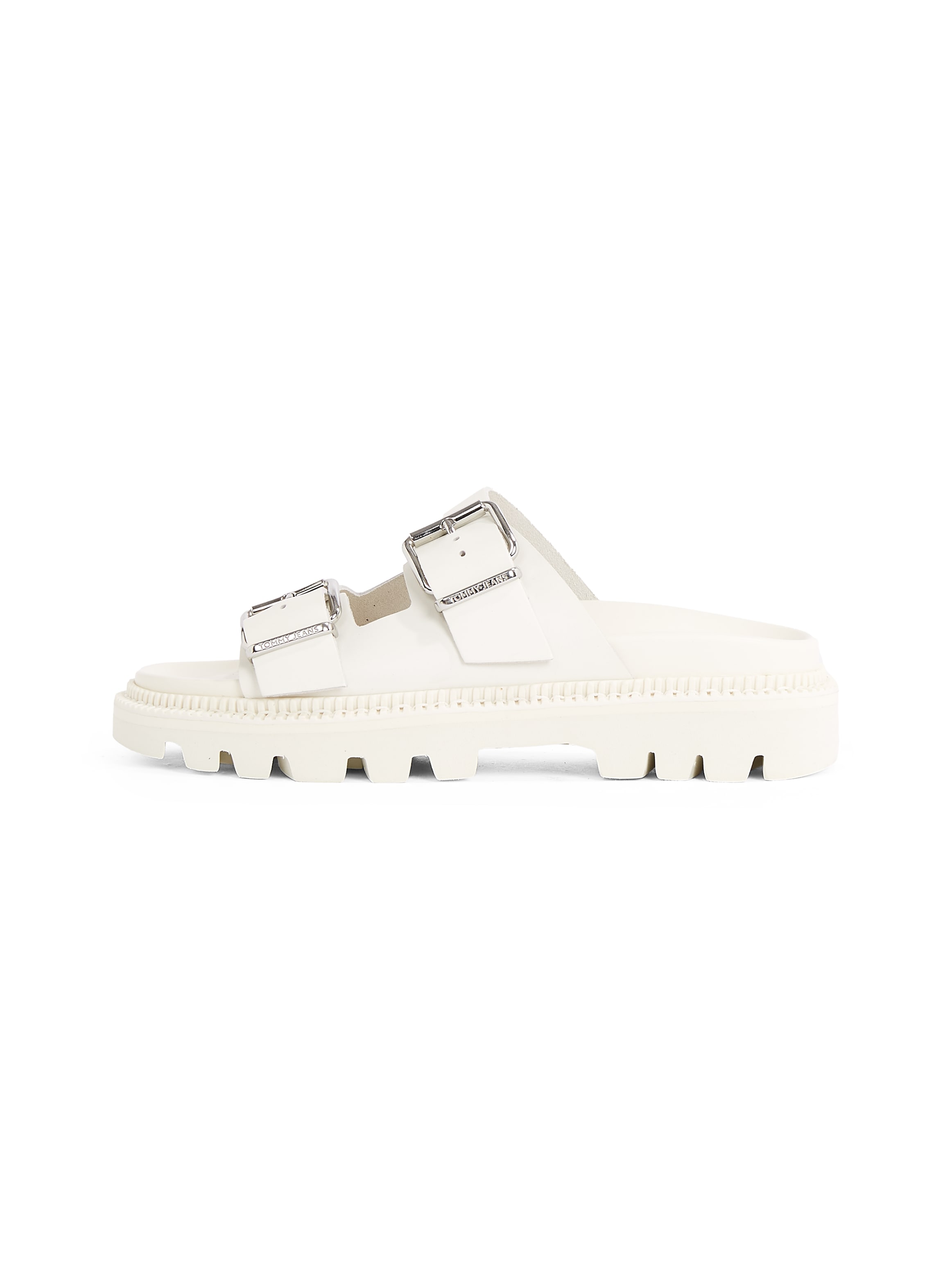 Tommy Jeans Pantolette »TJW DOUBLE STRAP SANDAL«, Plateau, Sommerschuh, Schlüpfschuh mit zwei verstellbaren Schnallen