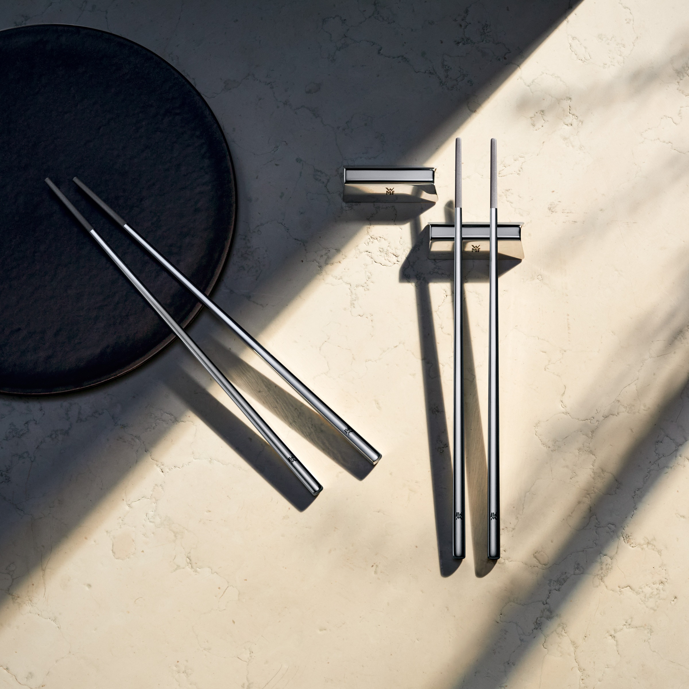 WMF Essstäbchen »Nuova« wiederverwendbare Essstäbchen, inkl. 2 Bänkchen, sp günstig online kaufen