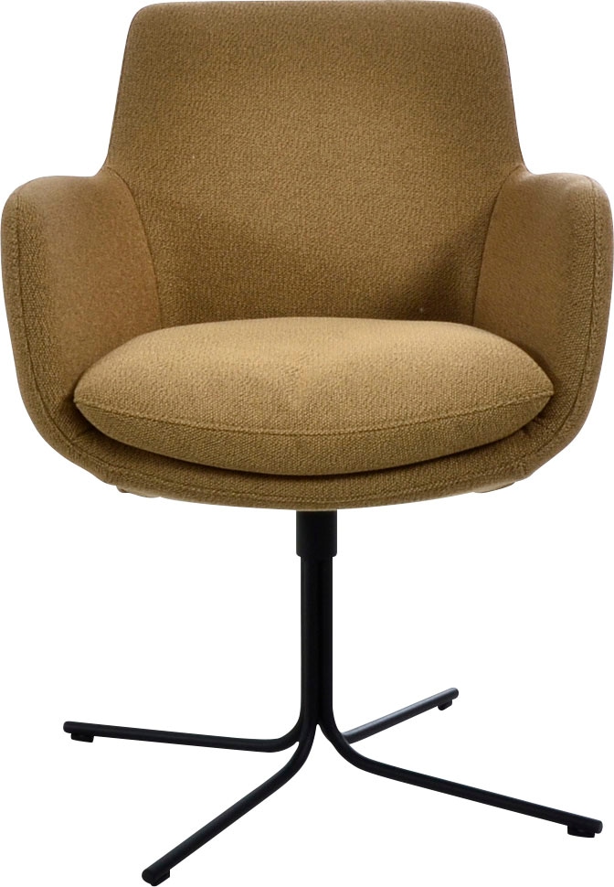 K+W Komfort & Wohnen Drehstuhl »Pego« () filigranem 4-Fuß-Gestell in schwar günstig online kaufen