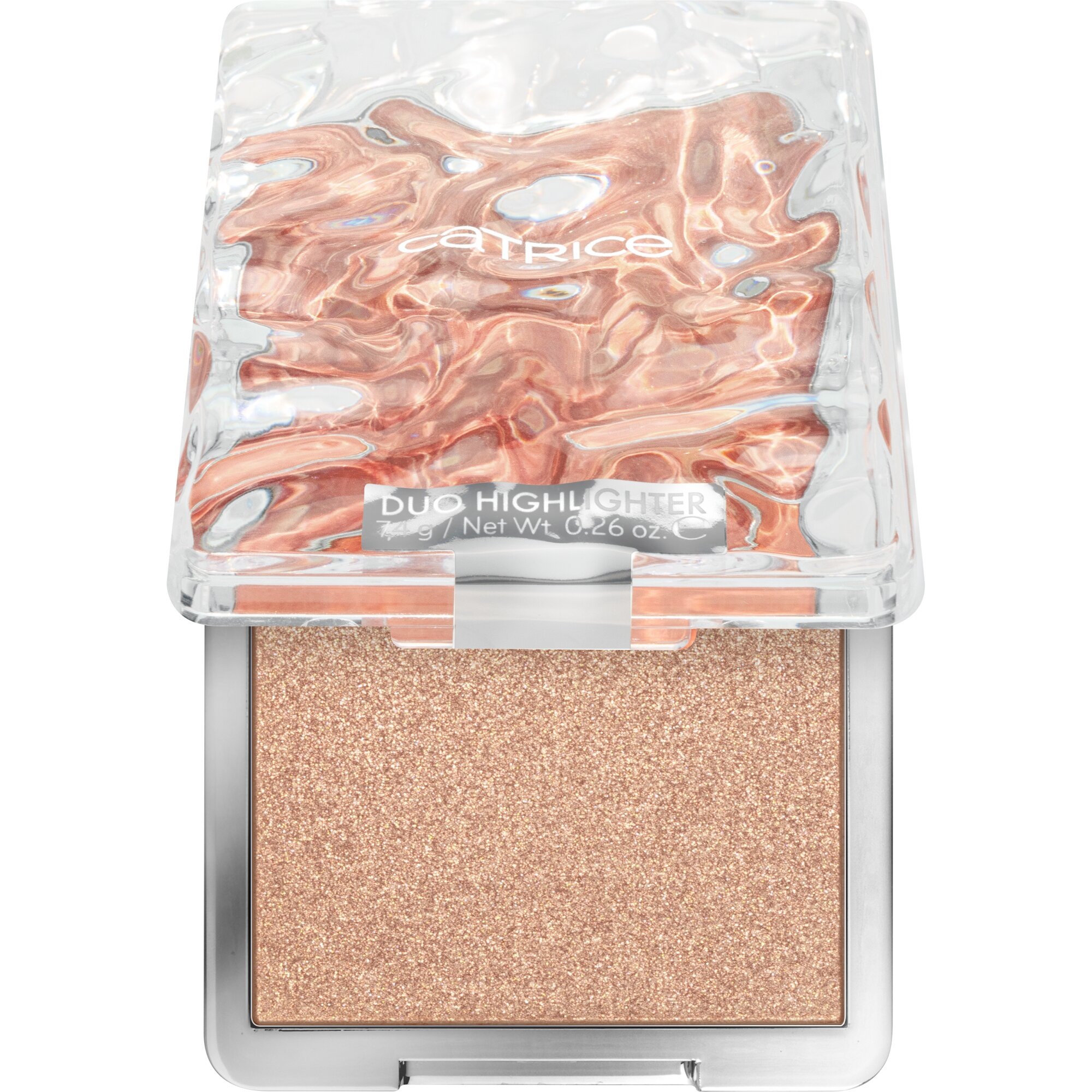 Catrice Highlighter-Palette »UNDERWATER SECRETS Duo Highlighter«, (Set, 3 tlg.), 2-in-1 Highlighter für strahlenden Glow und faszinierendes Finish.