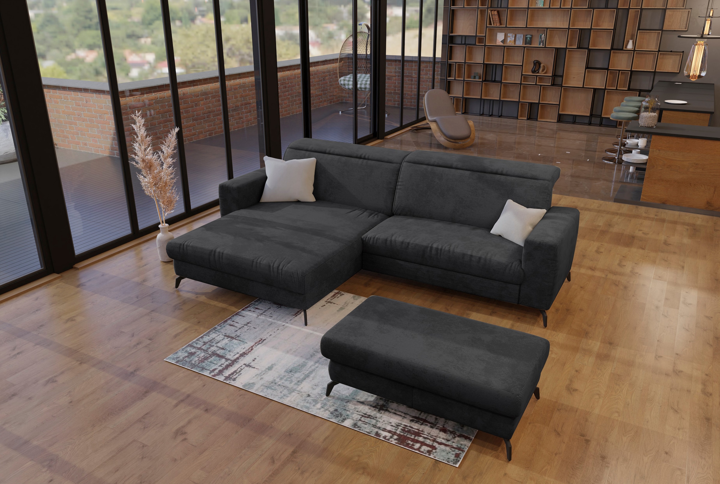 sit&more Ecksofa »Bolero L-Form« günstig online kaufen