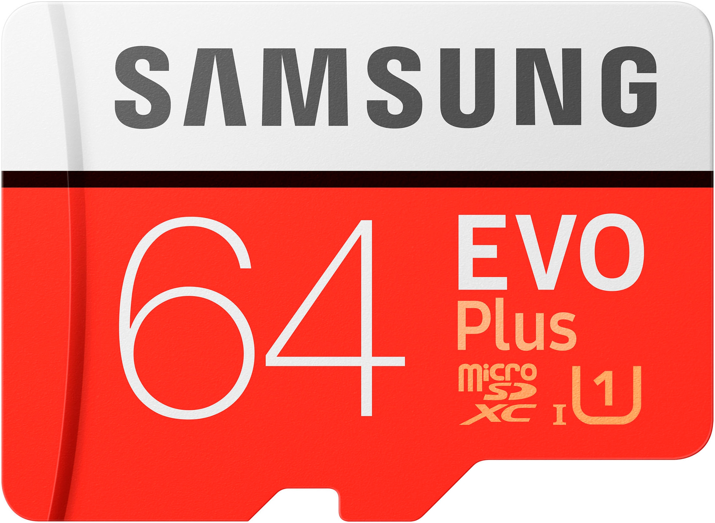 Samsung Speicherkarte »Evo Plus 64GB«, (UHS-I Class 10 100 MB/s Lesegeschwindigkeit)
