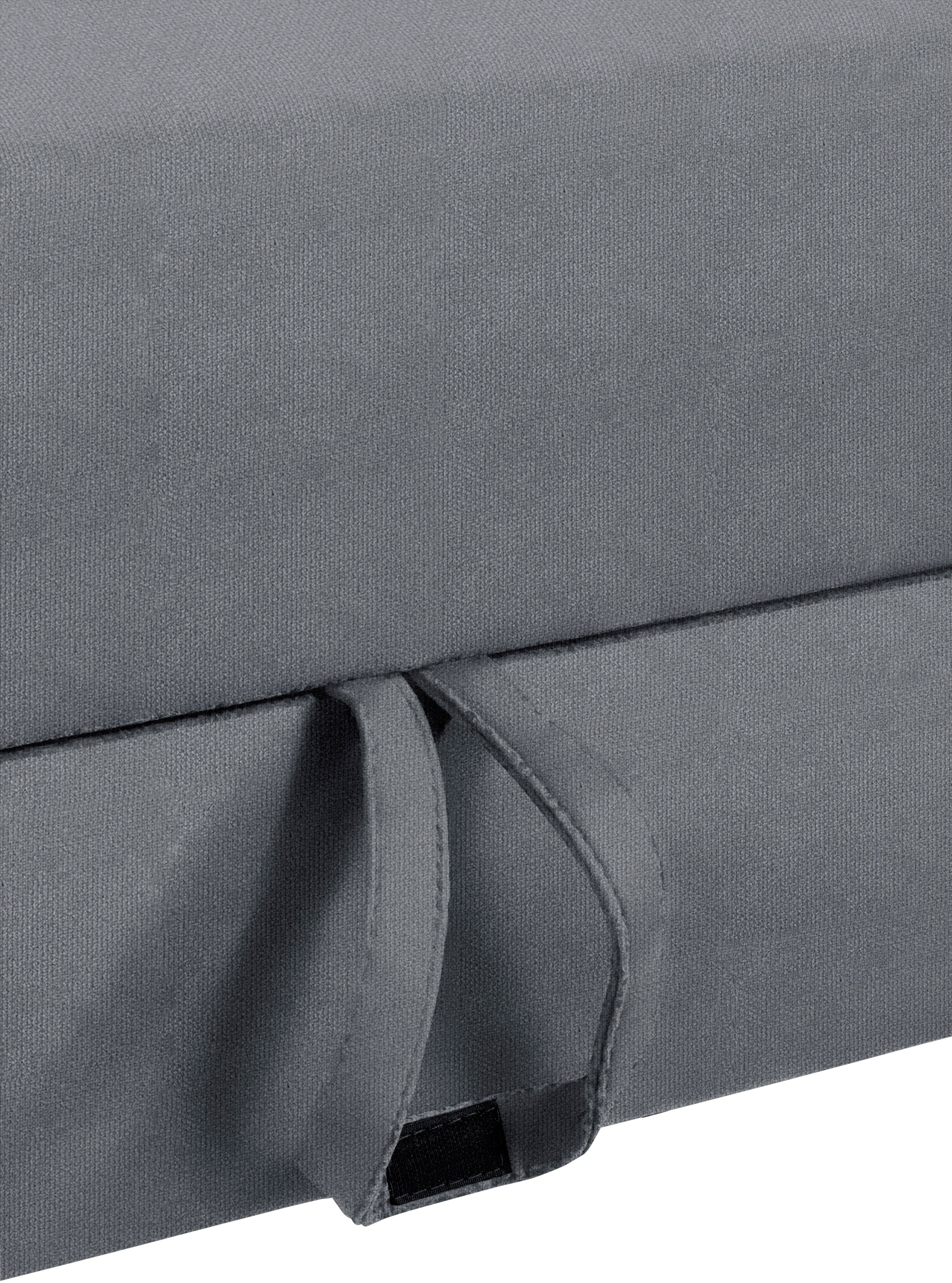 sit&more Ecksofa »Bologna L-Form«, Kopfteilverstellung, wahlweise mit Bettfunktion und Schubkasten