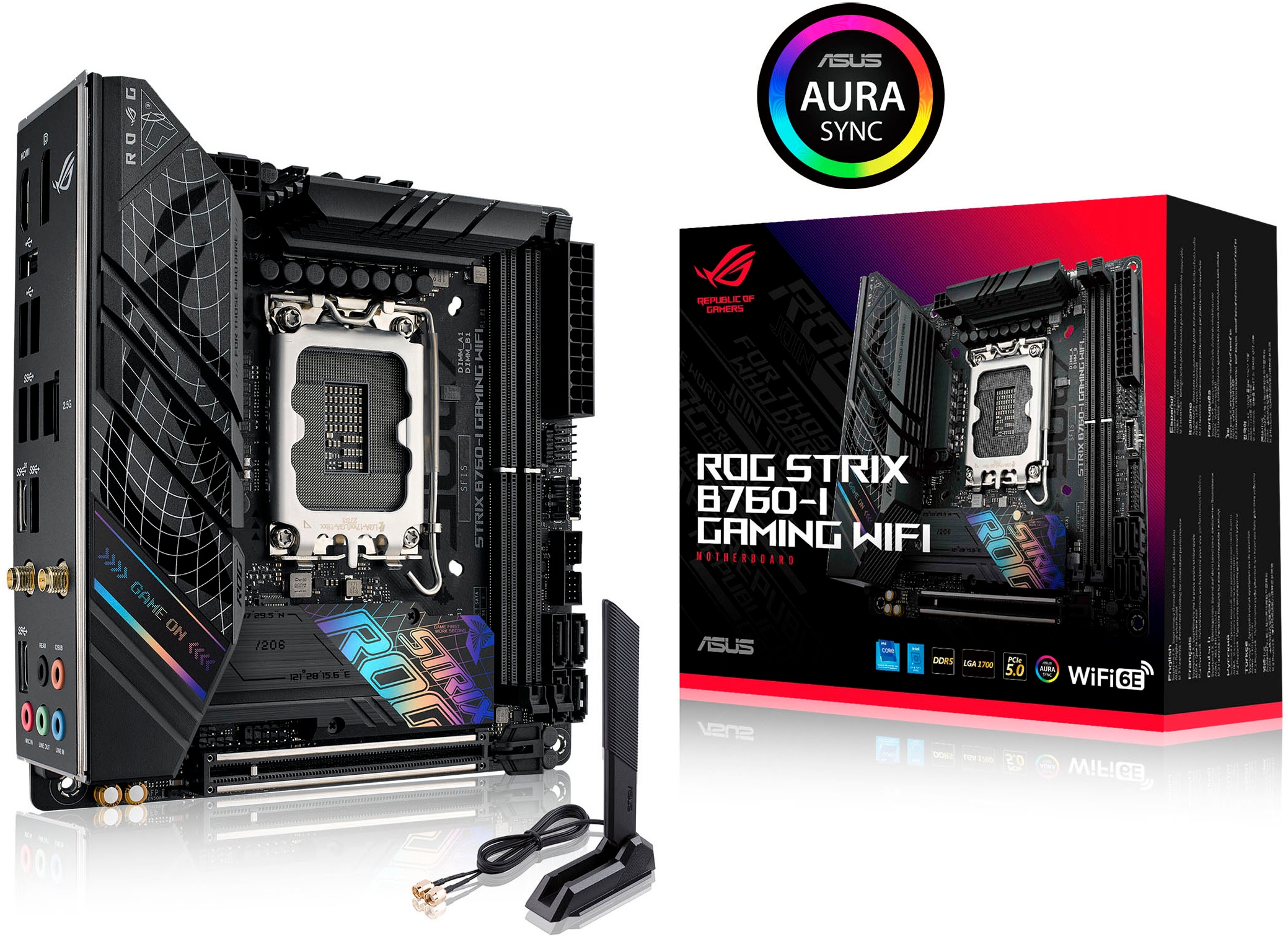 Asus Mainboard »ROG STRIX B760-I GAMING WIFI«