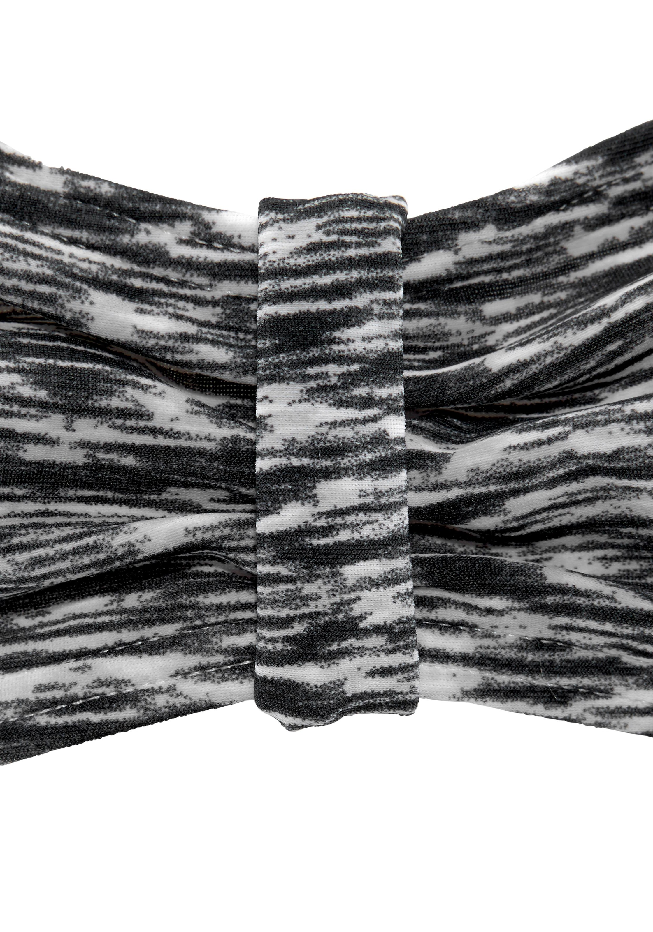 3. Bild von Venice Beach Bandeau-Bikini, regulierbares Top, seitliche Stäbchen