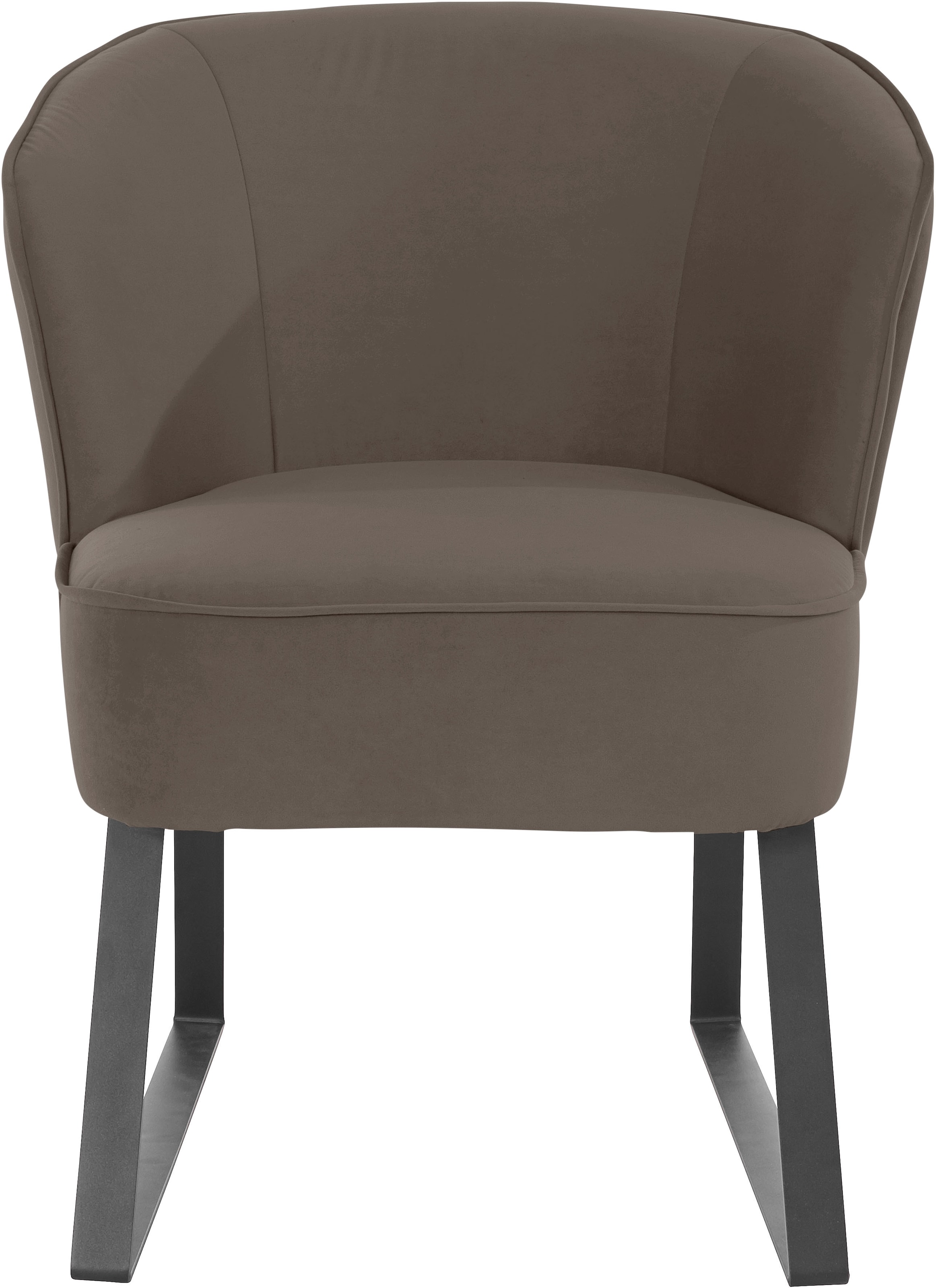 exxpo - sofa Raten in Qualitäten, auf Sessel fashion 1 Bezug Metallfüßen, »Americano«, Keder Stck. verschiedenen bestellen mit und