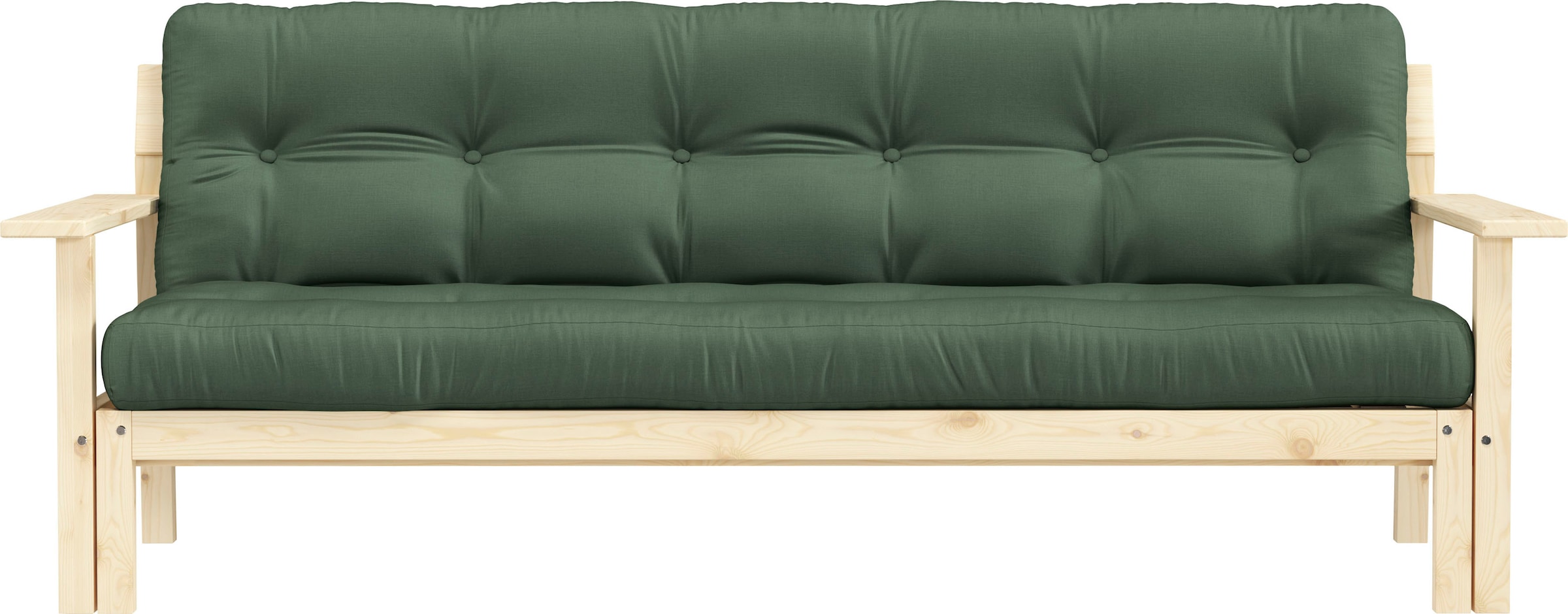 Karup Design Schlafsofa »Unwind«, Mit Holzstruktur, inkl. Futonmatratze, Liegefläche 130x190 cm