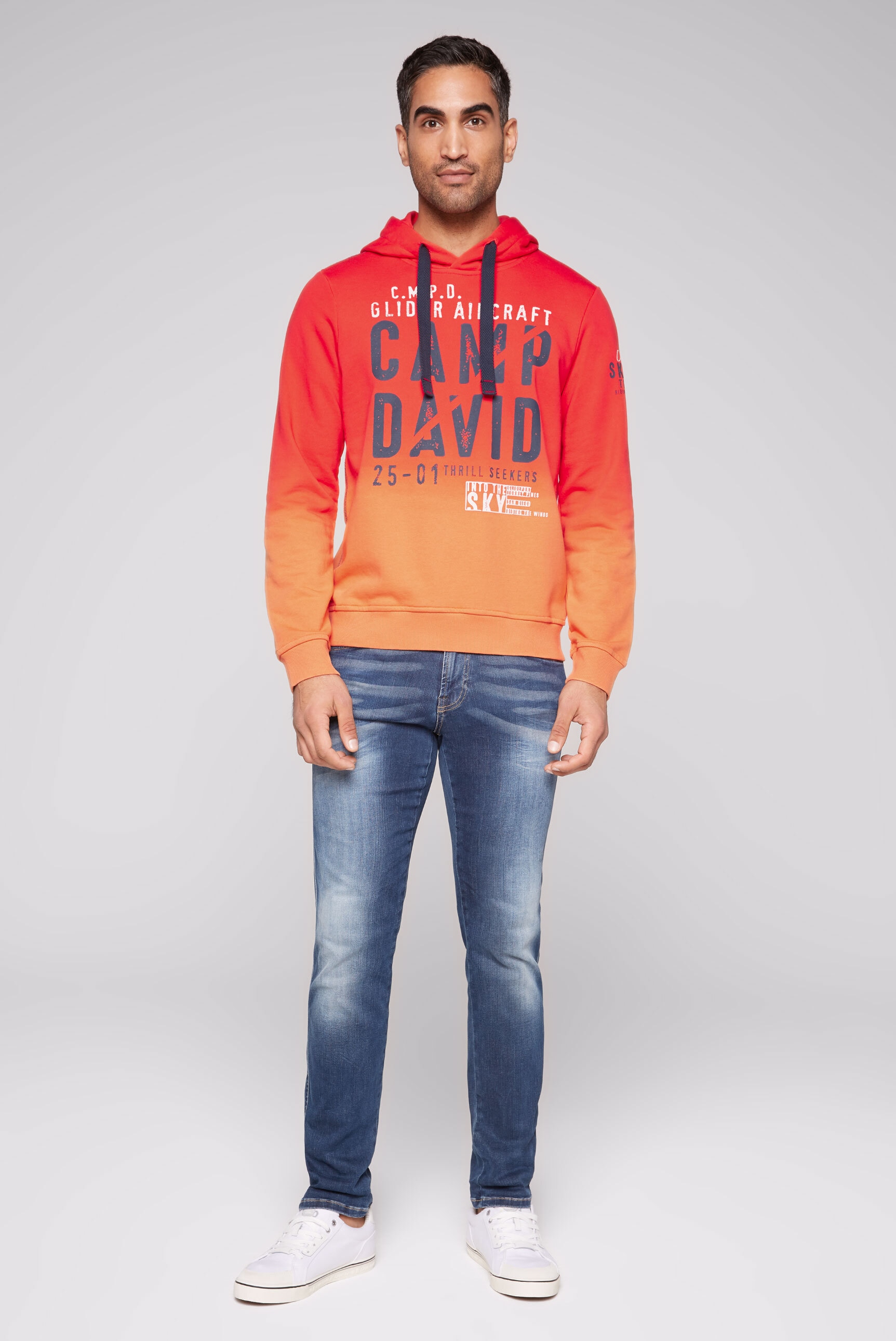 CAMP DAVID Kapuzensweatshirt, mit Farbverlauf kaufen online