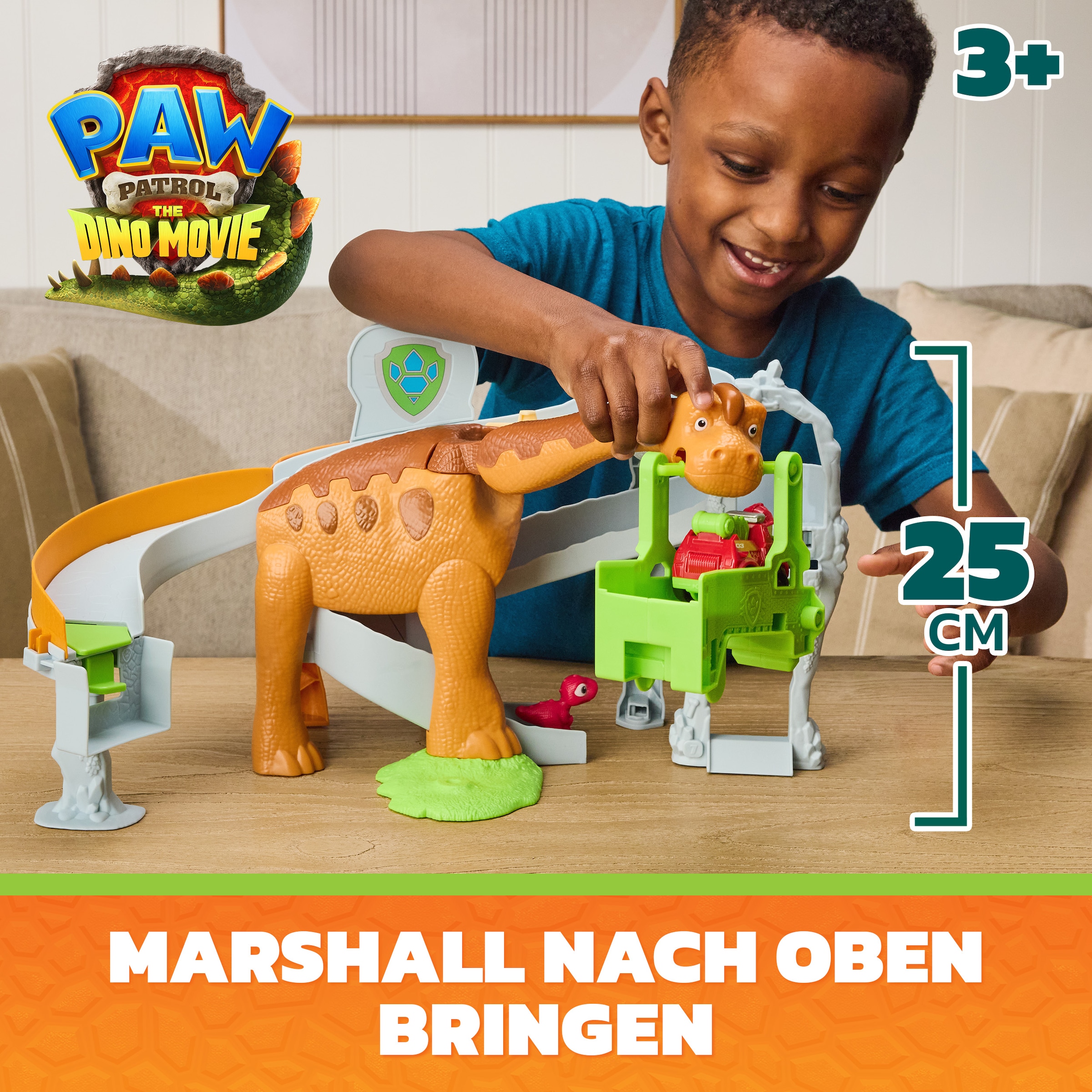 Spin Master Spielwelt »PAW Patrol: Der Dino Film, Pup Squad Lift & Race Dino Spielset«