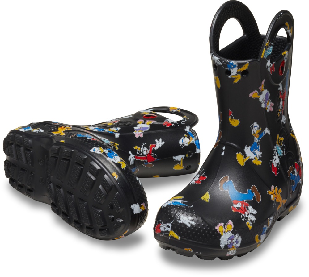 Crocs Gummistiefel »Toddlers’ Mickey Mouse and Friends Handle It Rain Boot«  Regenstiefel, Matschstiefel mit coolem Motiv