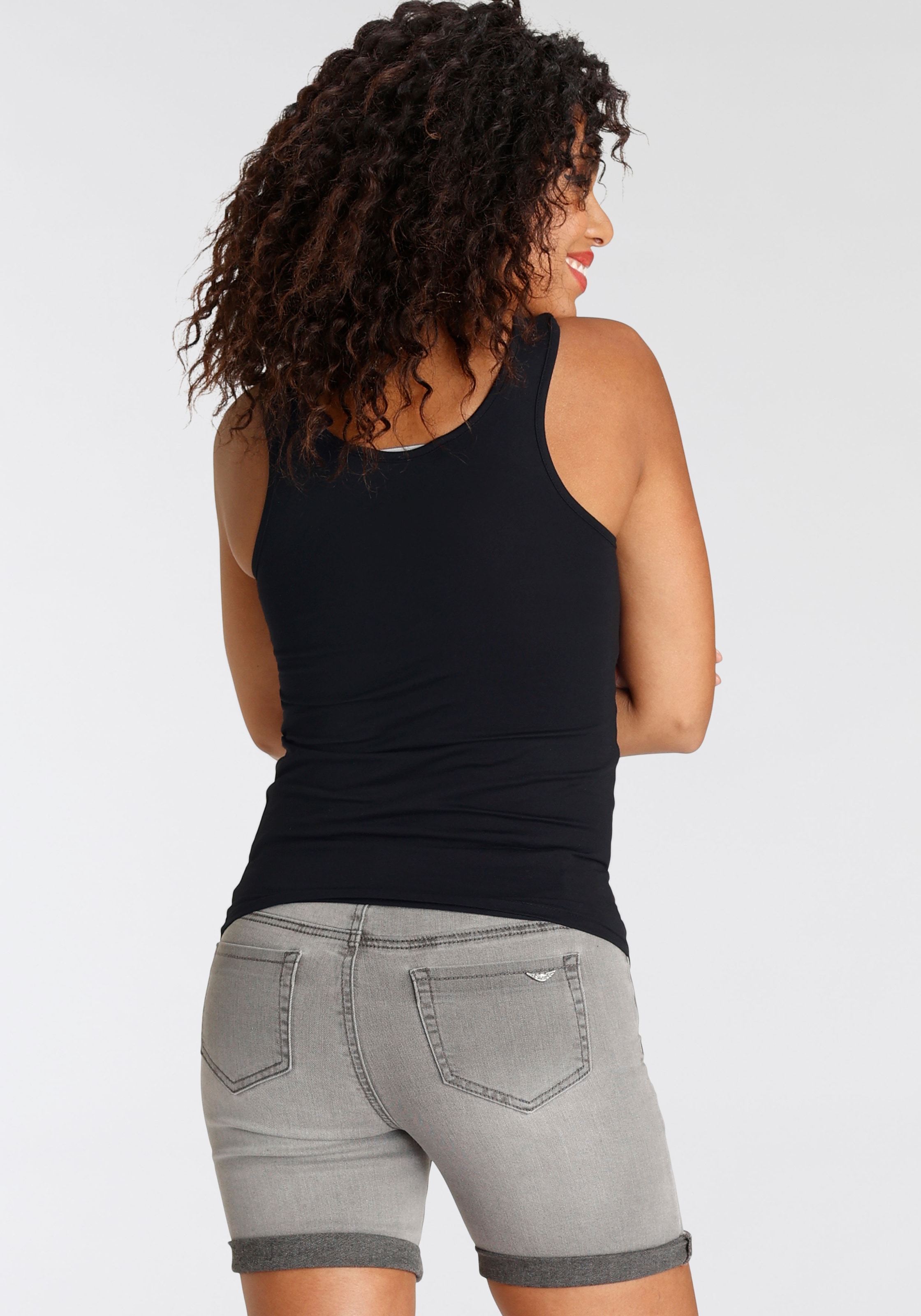 Arizona Tanktop mit Logo-Stickerei