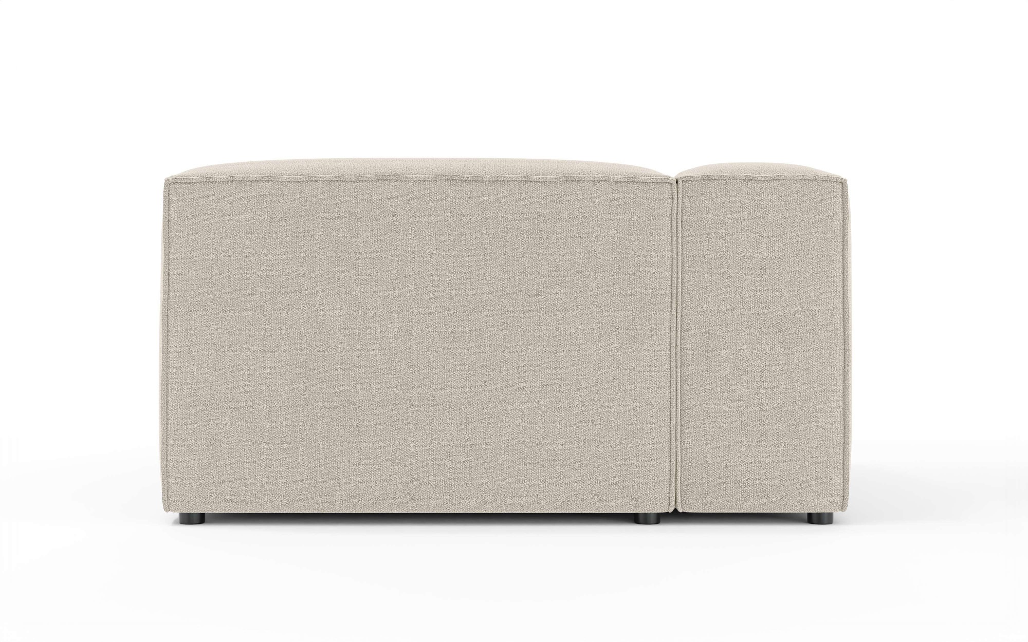INOSIGN Ottomane »XL HAILY links/rechts bestellbar, extra tief, Maße B/T/H: 130/160/72cm«, als Modul oder separat verwendbar, für individuelle Zusammenstellung