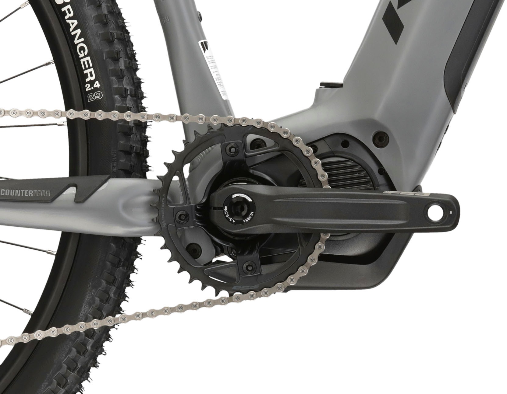 Kross E-Bike »KROSS E-MTB Level Boost 1.0 29" grau«, 10 Gang, Shimano, DEORE M5120, Mittelmotor 250 W, Pedelec, Elektrofahrrad für Damen und Herren
