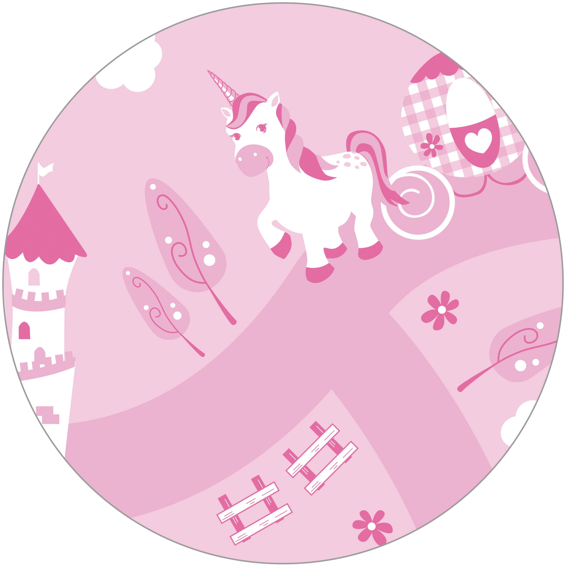 roba® Truhe »Krone, rosa/pink«, mit Deckelbremse; fürs Kinderzimmer