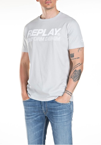 Replay T-Shirt, mit Markenbrustprint kaufen