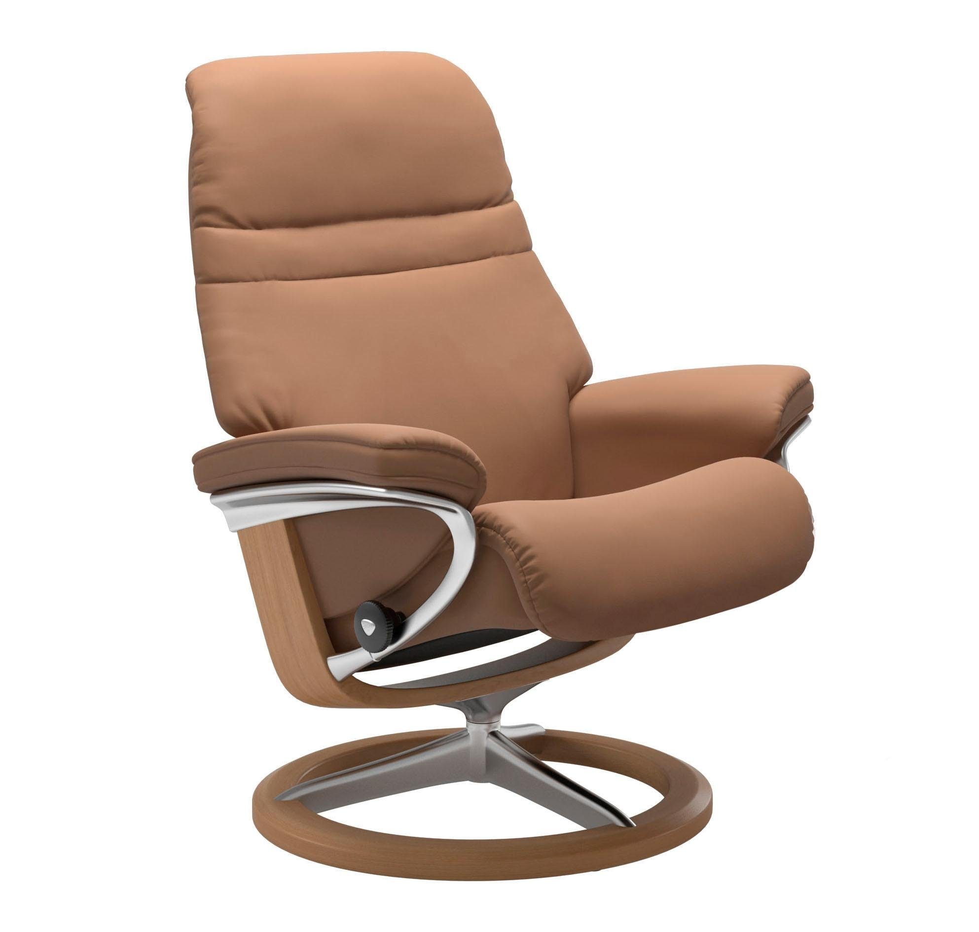 Stressless® Relaxsessel »Sunrise« mit Signature Base, Größe M, Gestell Eiche