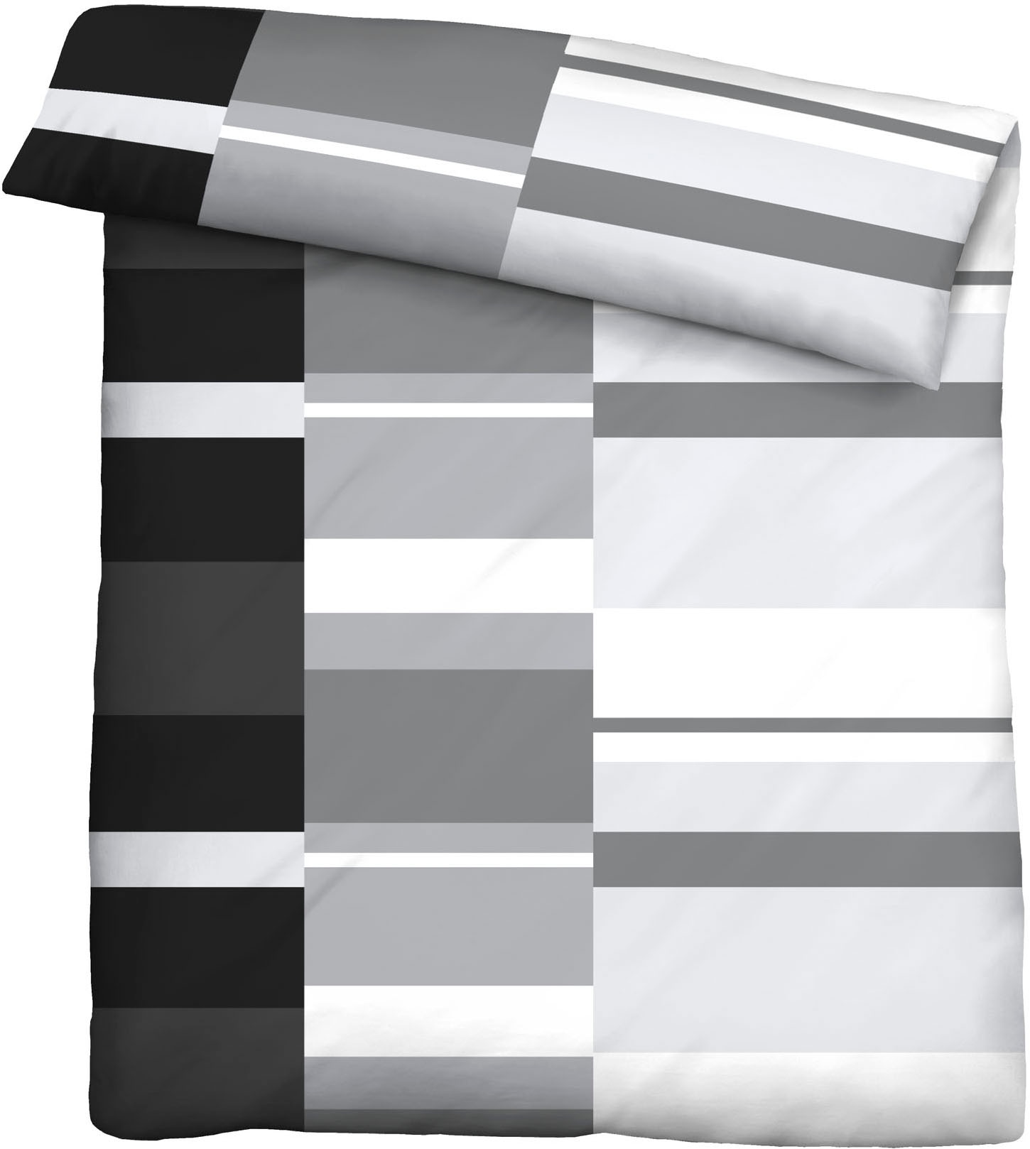 Castell - Markenbettwäsche Bettwäsche »0460125«, Polycotton, hautsympathisch, atmungsaktiv, mit Reißverschlüssen