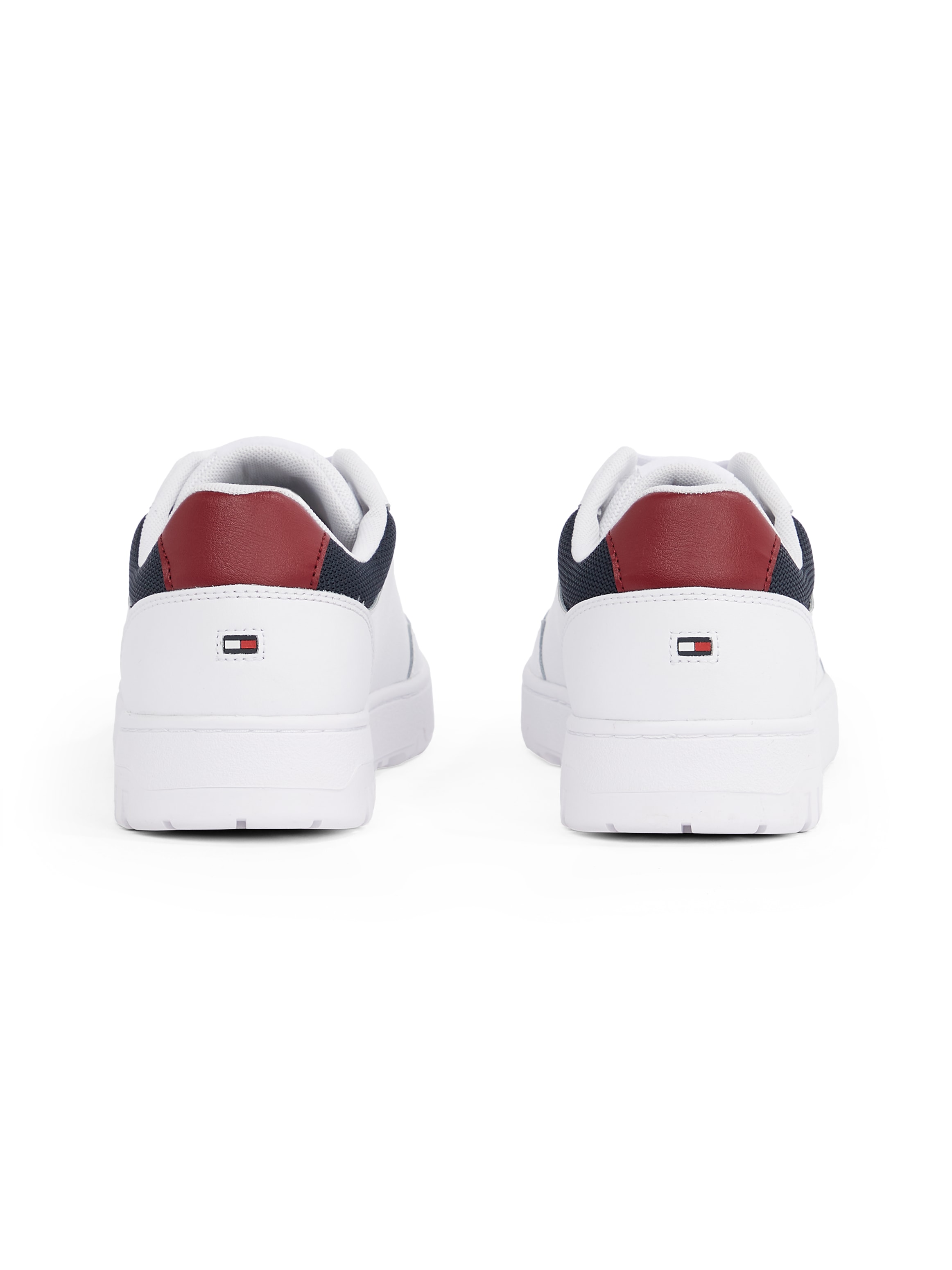 Tommy Hilfiger Sneaker »TH BASKET CORE LITE LTH«, Freitzeitschuh, Schnürschuh, Halbschuh mit gepolstertem Schaftrand