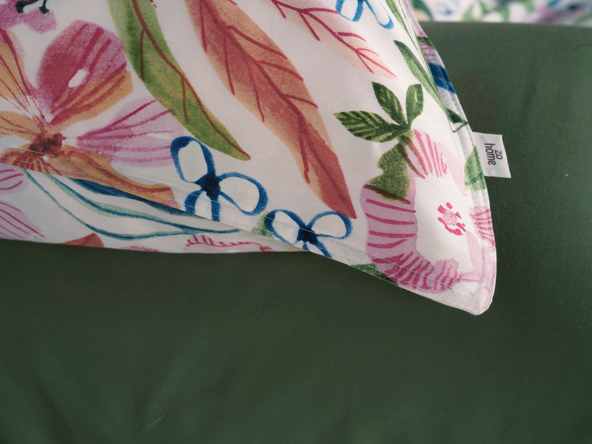 ZO HOME Bettwäsche »Zohome Bettwäsche Evita« 2 Bettwäsche aus 100% Baumwolle, hochwertige Mako-Satin, ab 135x200 cm.