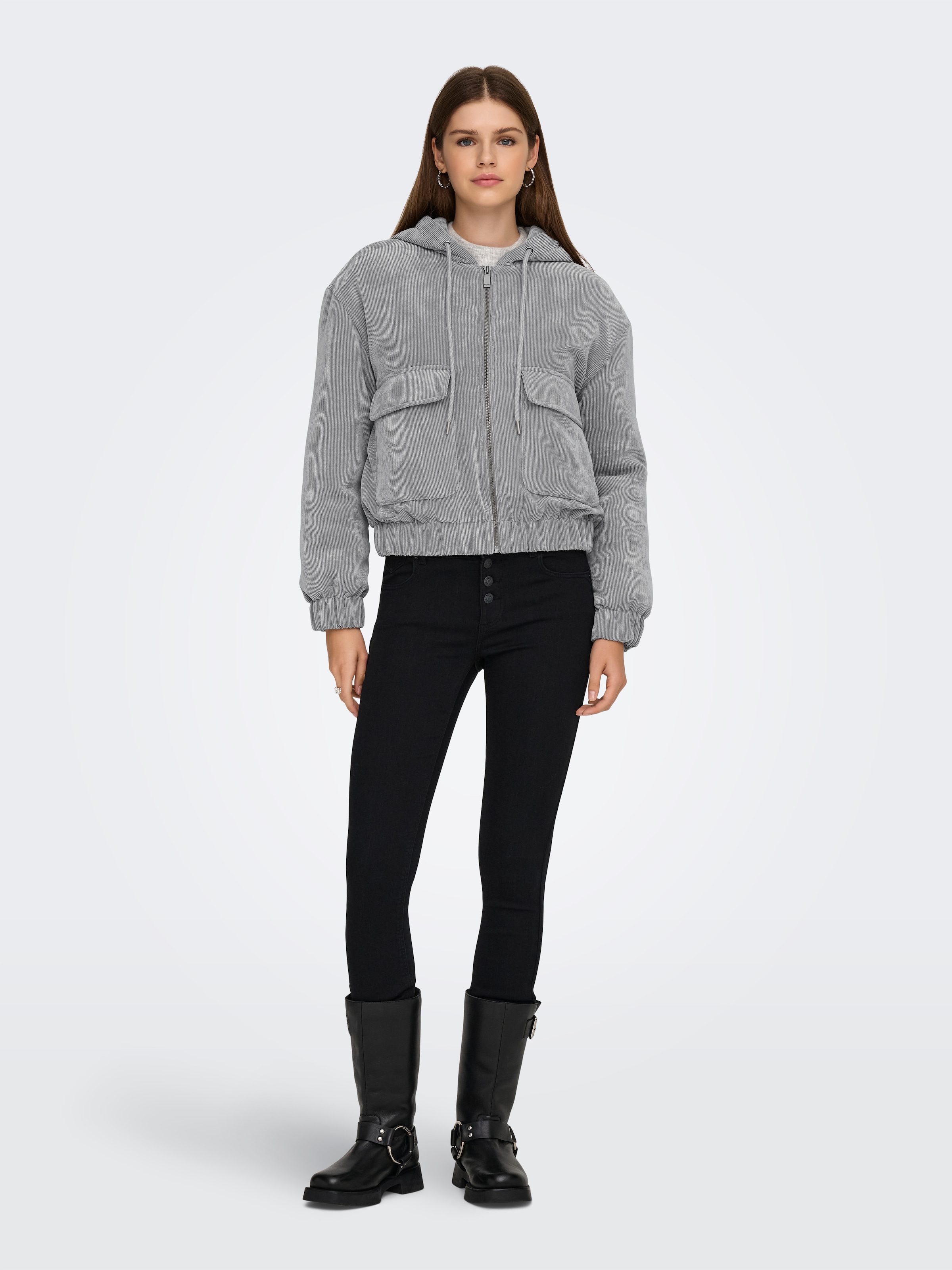 ONLY Cordjacke »ONLSUVA CORDUROY PAD SHORT JACKET CC OTW«