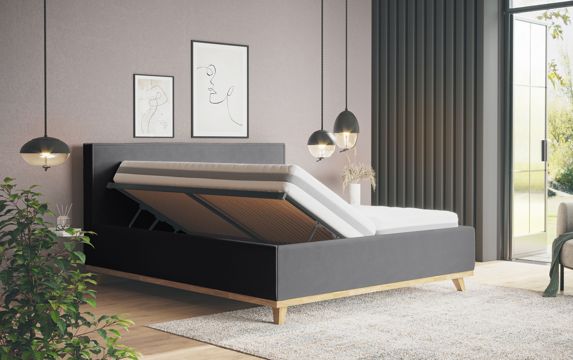 COTTA Polsterbett »MILLI I wahlweise mit Bettkasten« günstig online kaufen