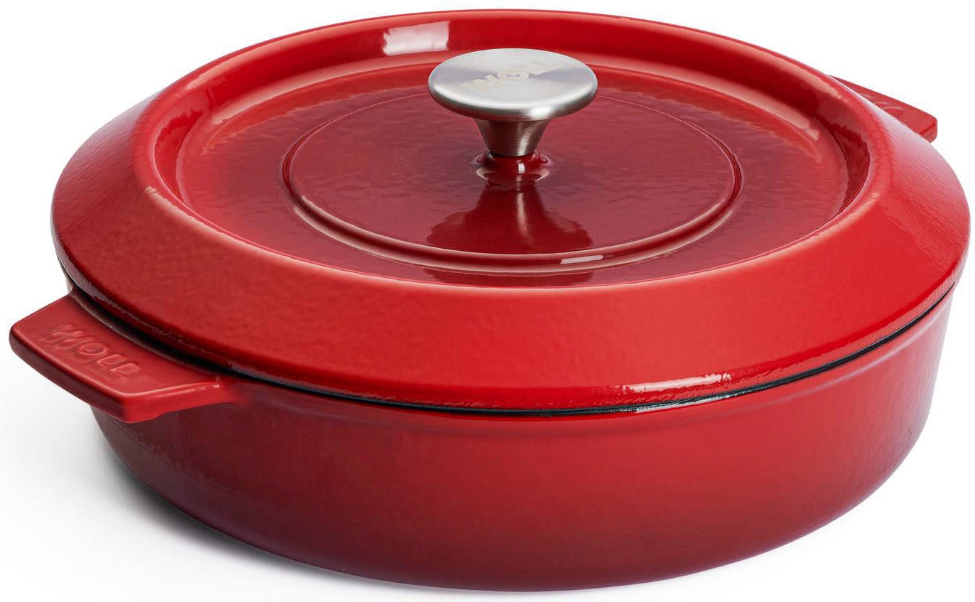 WOLL Kasserolle »Iron«, Gusseisen, (1 tlg.), Ø 28 cm, Induktion