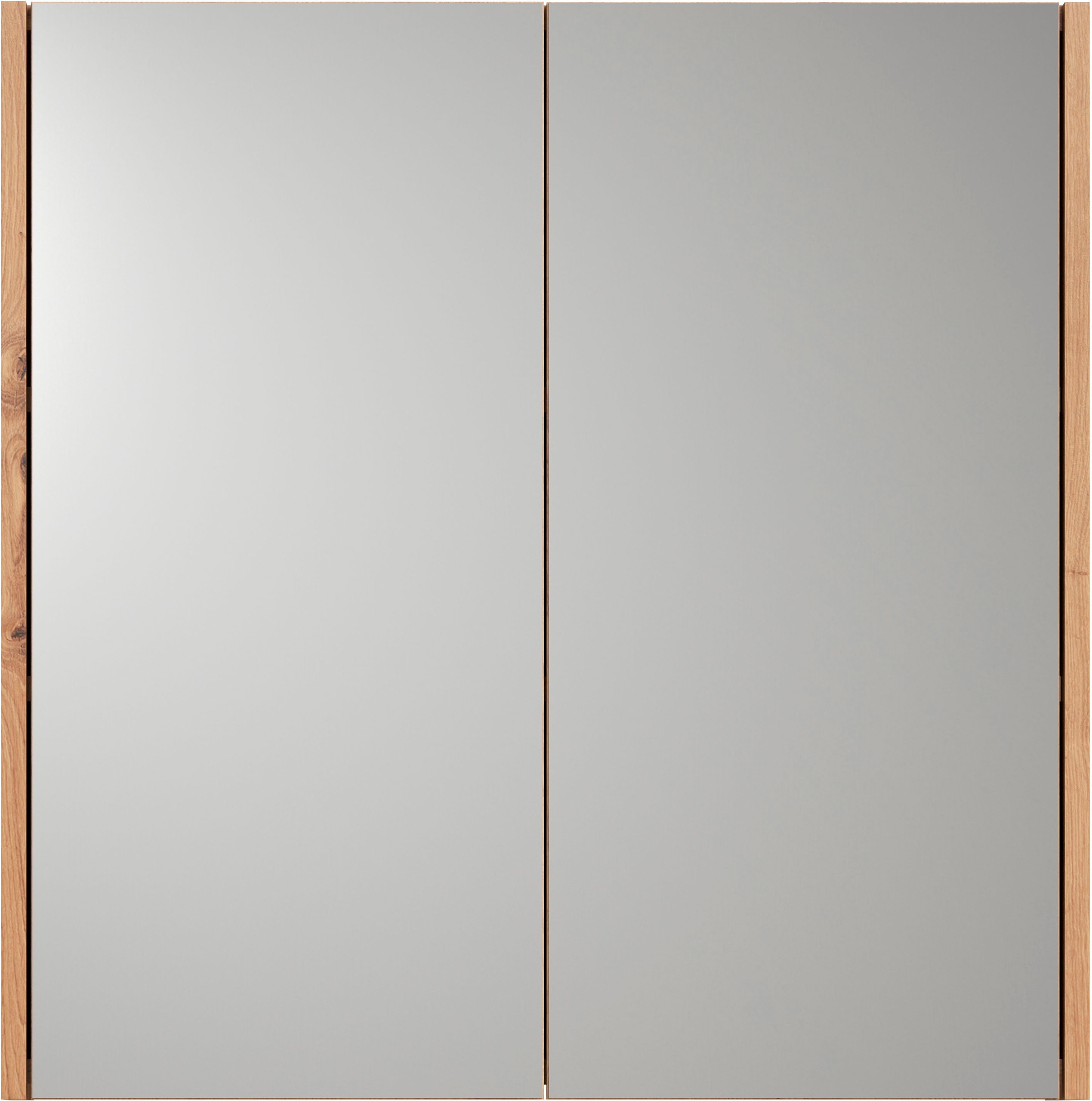 PLACES OF STYLE Spiegelschrank »Tarragona« 1 Stk. tlg. Spiegelschrank mit 2 Türen & 2 Böden - (B/T/H) 69/15/70 cm