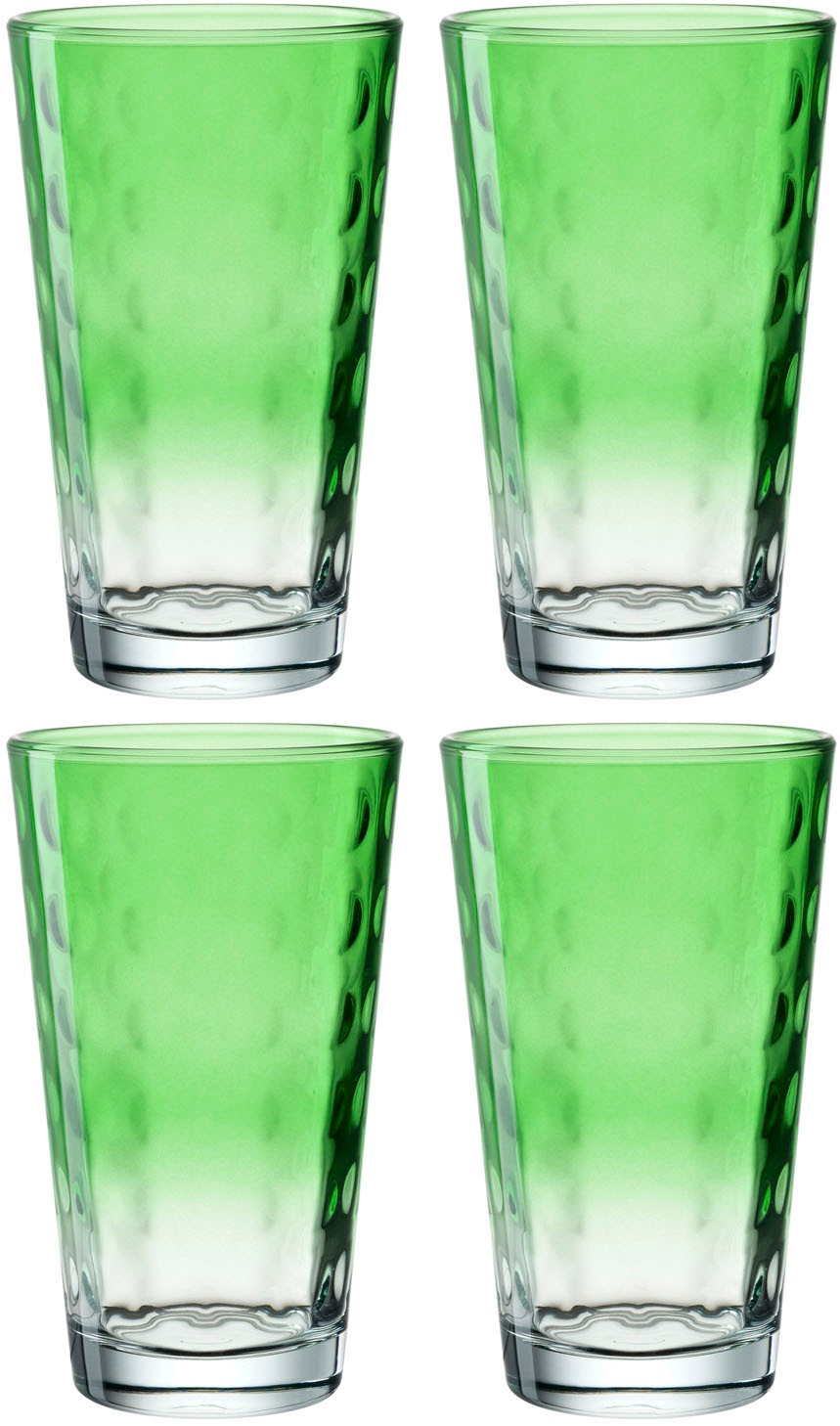 LEONARDO Gläser-Set »OPTIC«, (Set, 4 tlg.), 540 ml, 4-teilig günstig online kaufen