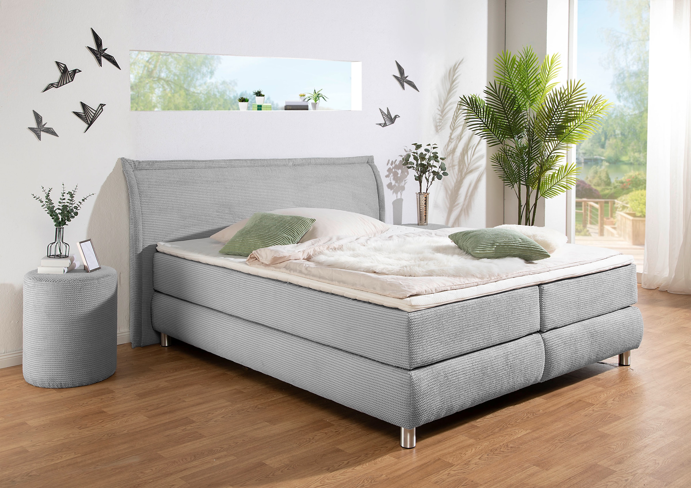 Home affaire Boxspringbett »"Coloma" erhältlich in H2, H3 oder H4 inkl. Top günstig online kaufen